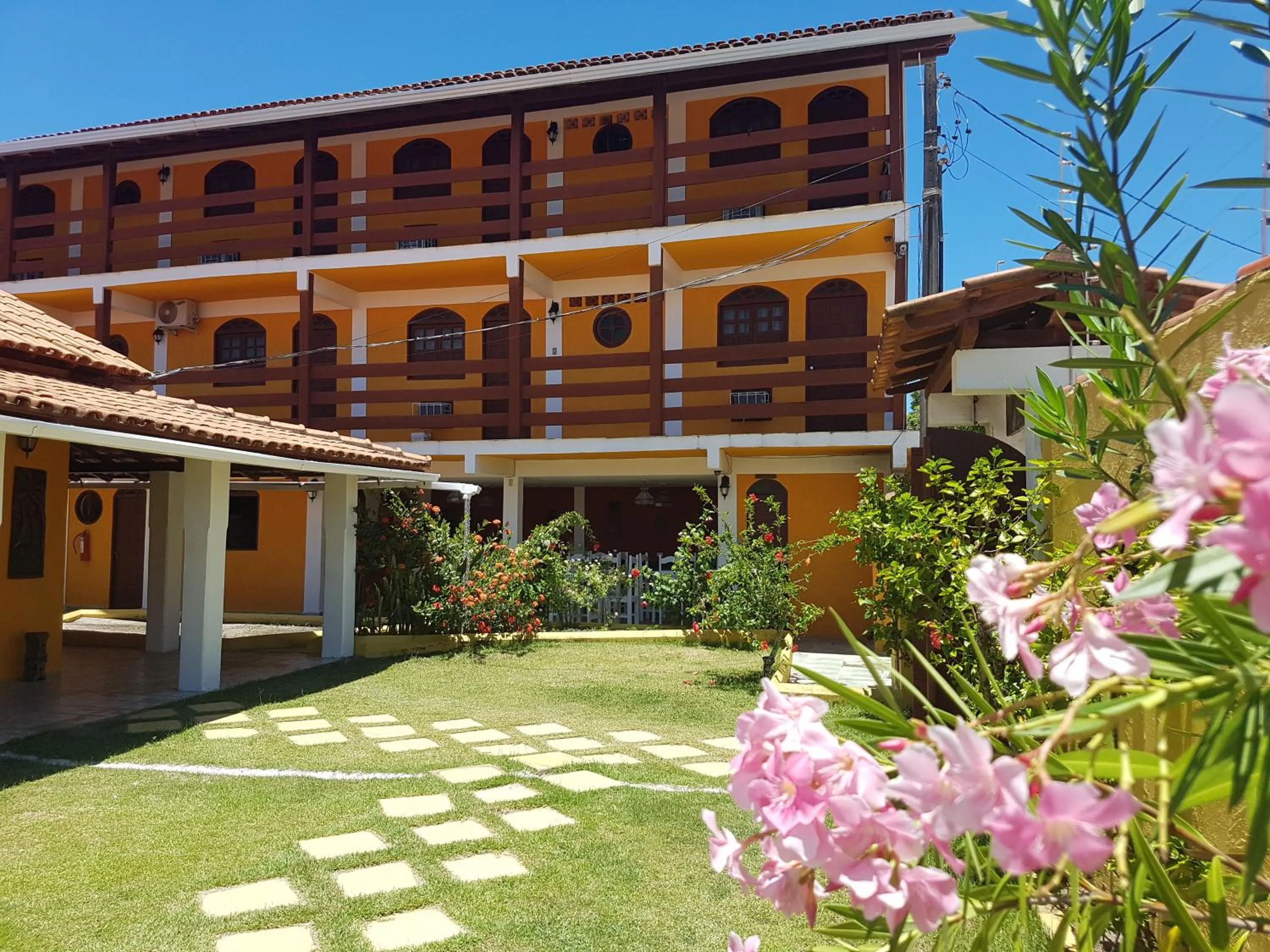 Garden view in Pousada Paradise