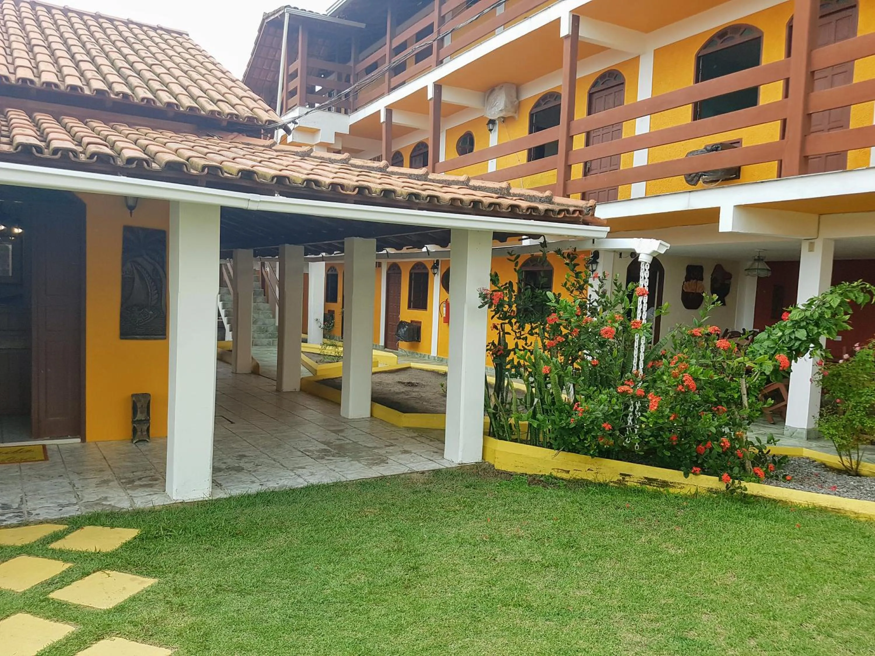 Garden view in Pousada Paradise