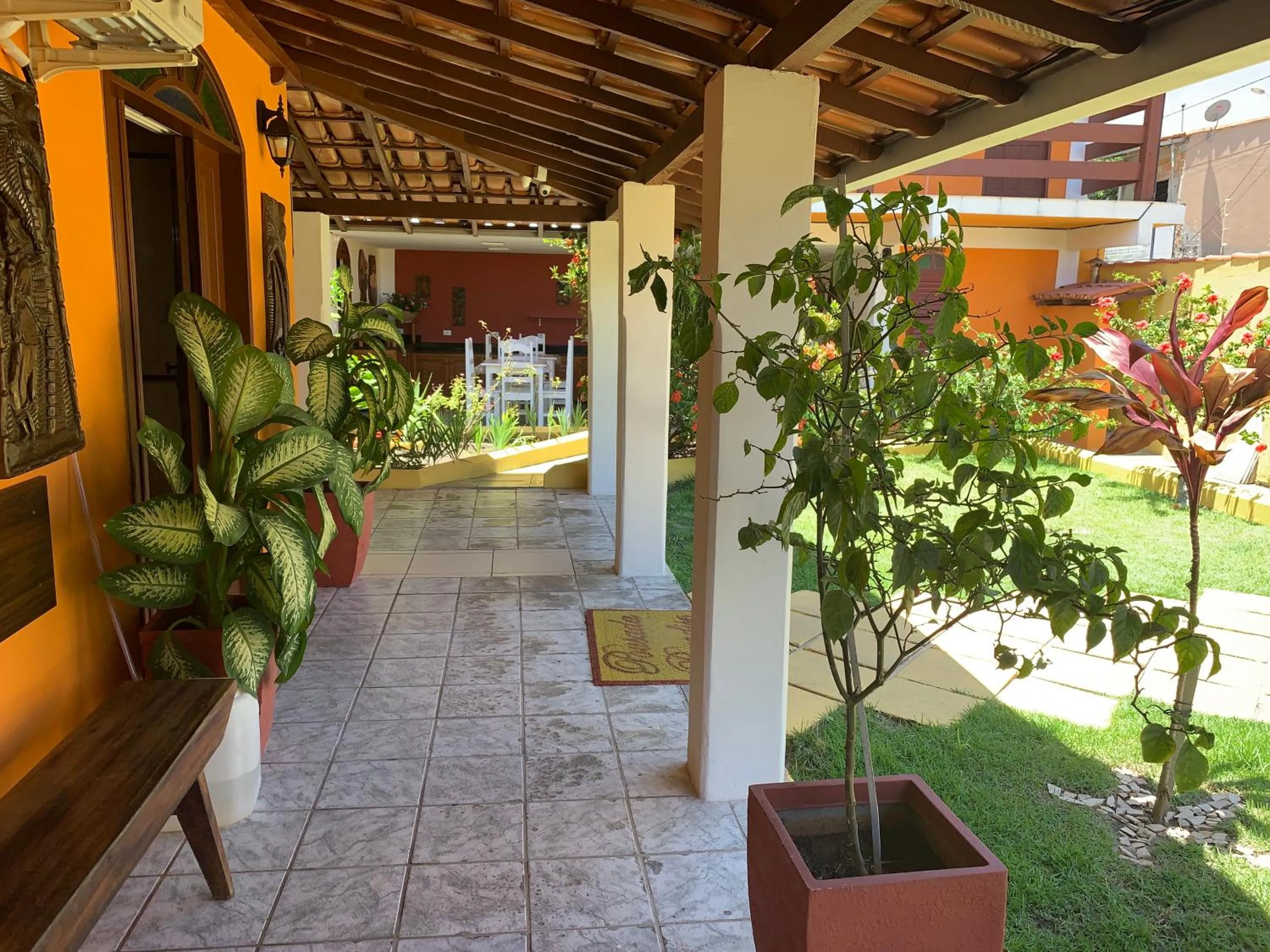 Patio in Pousada Paradise