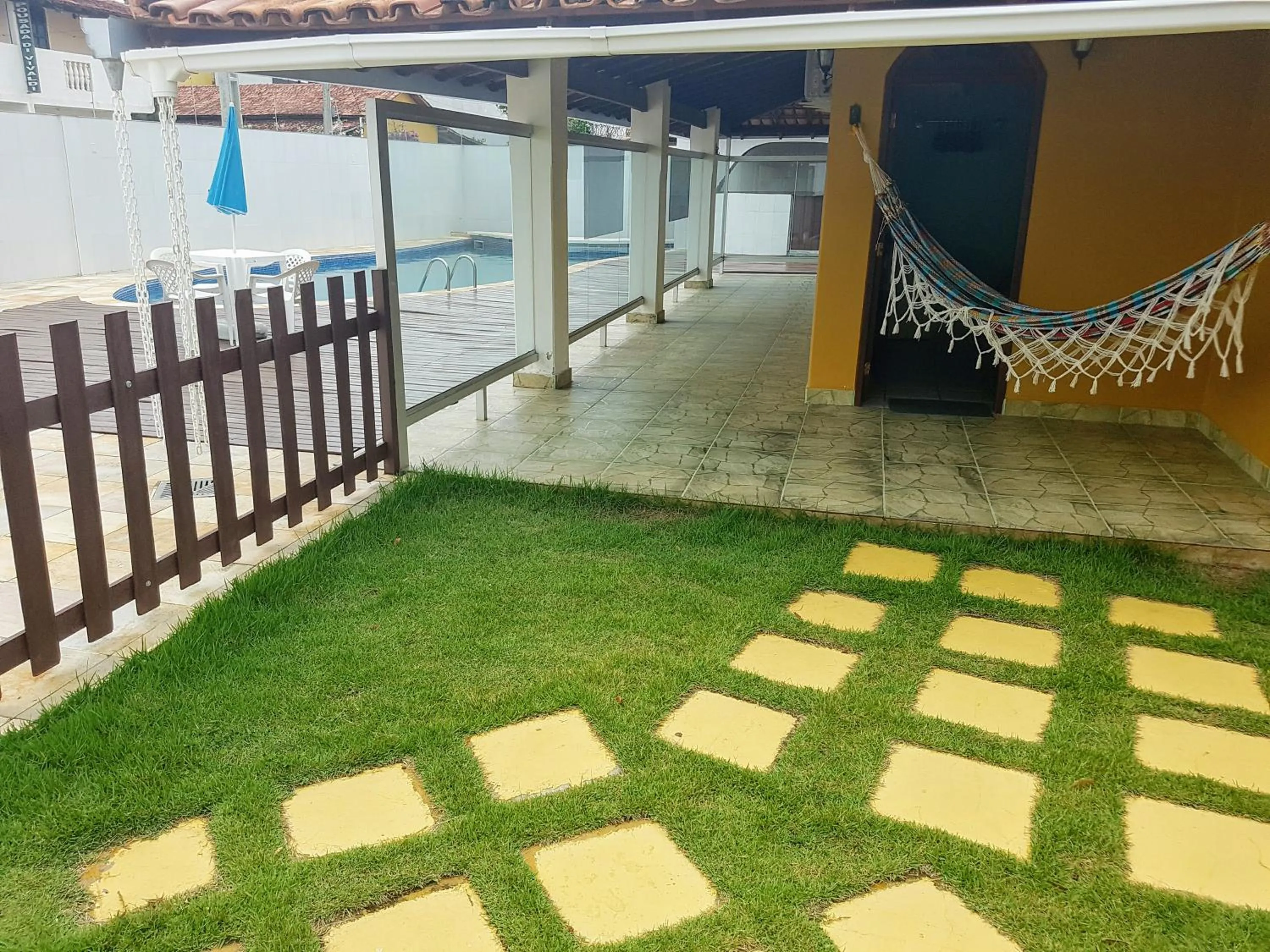 Balcony/Terrace in Pousada Paradise