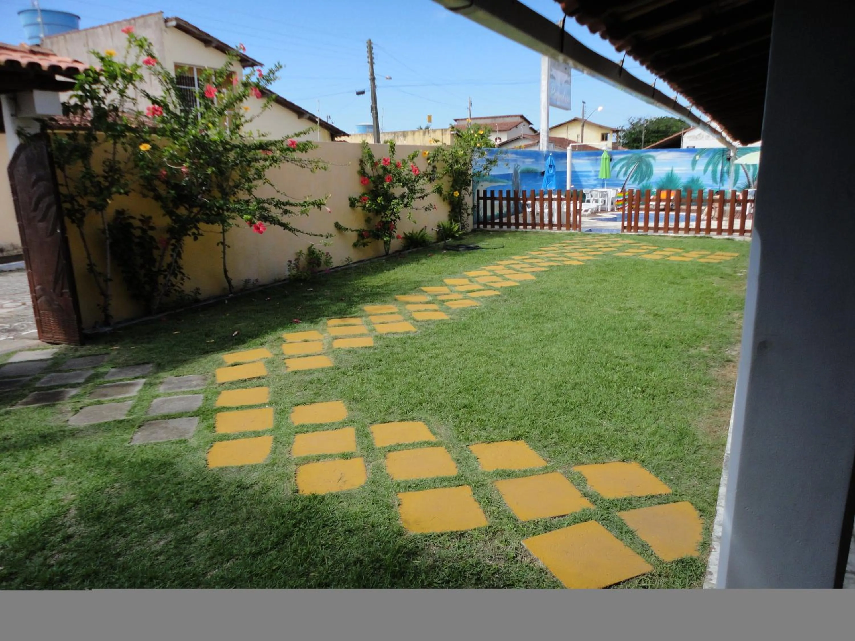 Garden view in Pousada Paradise