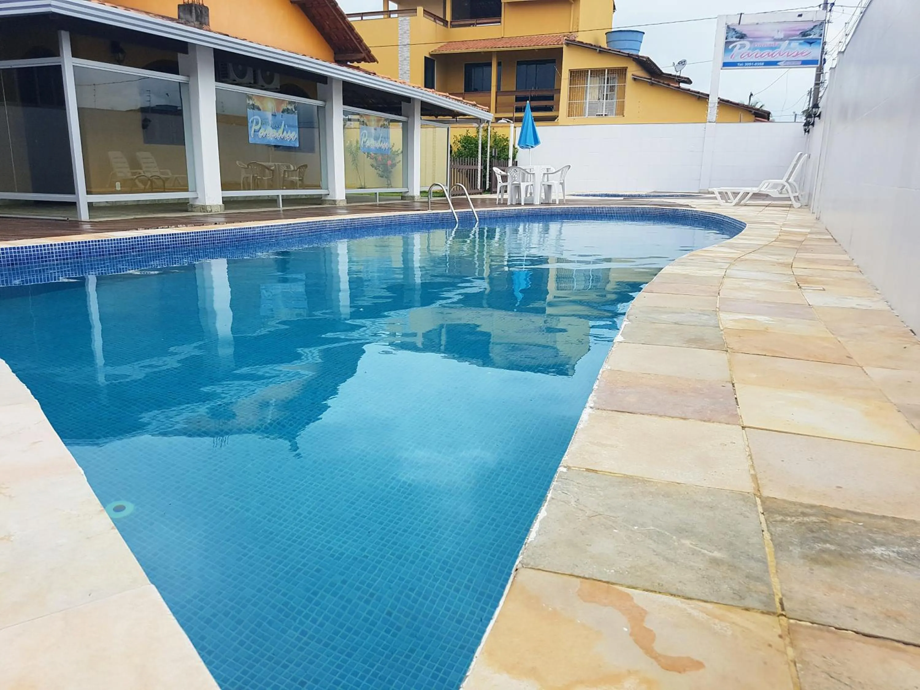 Pool view in Pousada Paradise