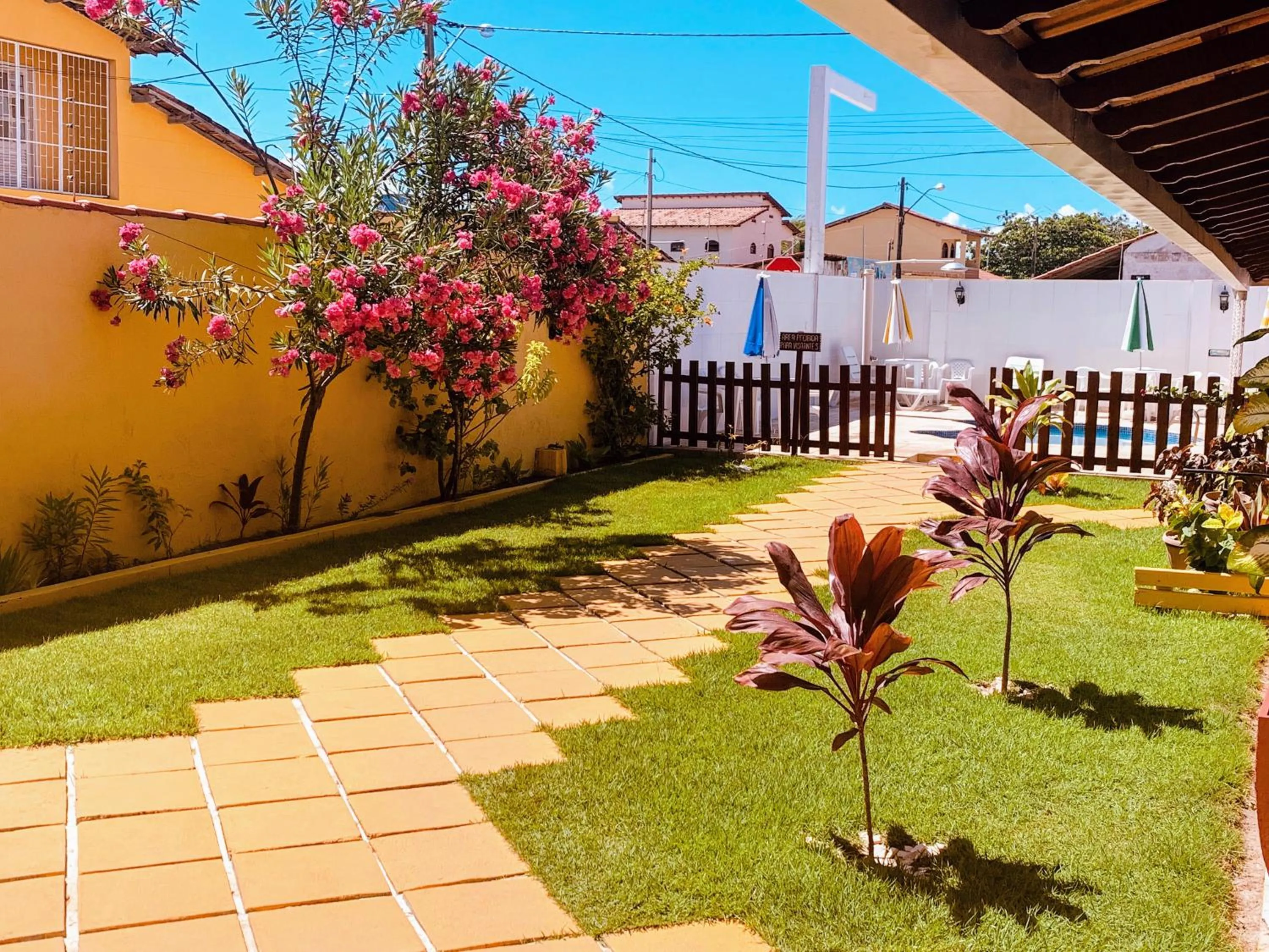 Garden in Pousada Paradise