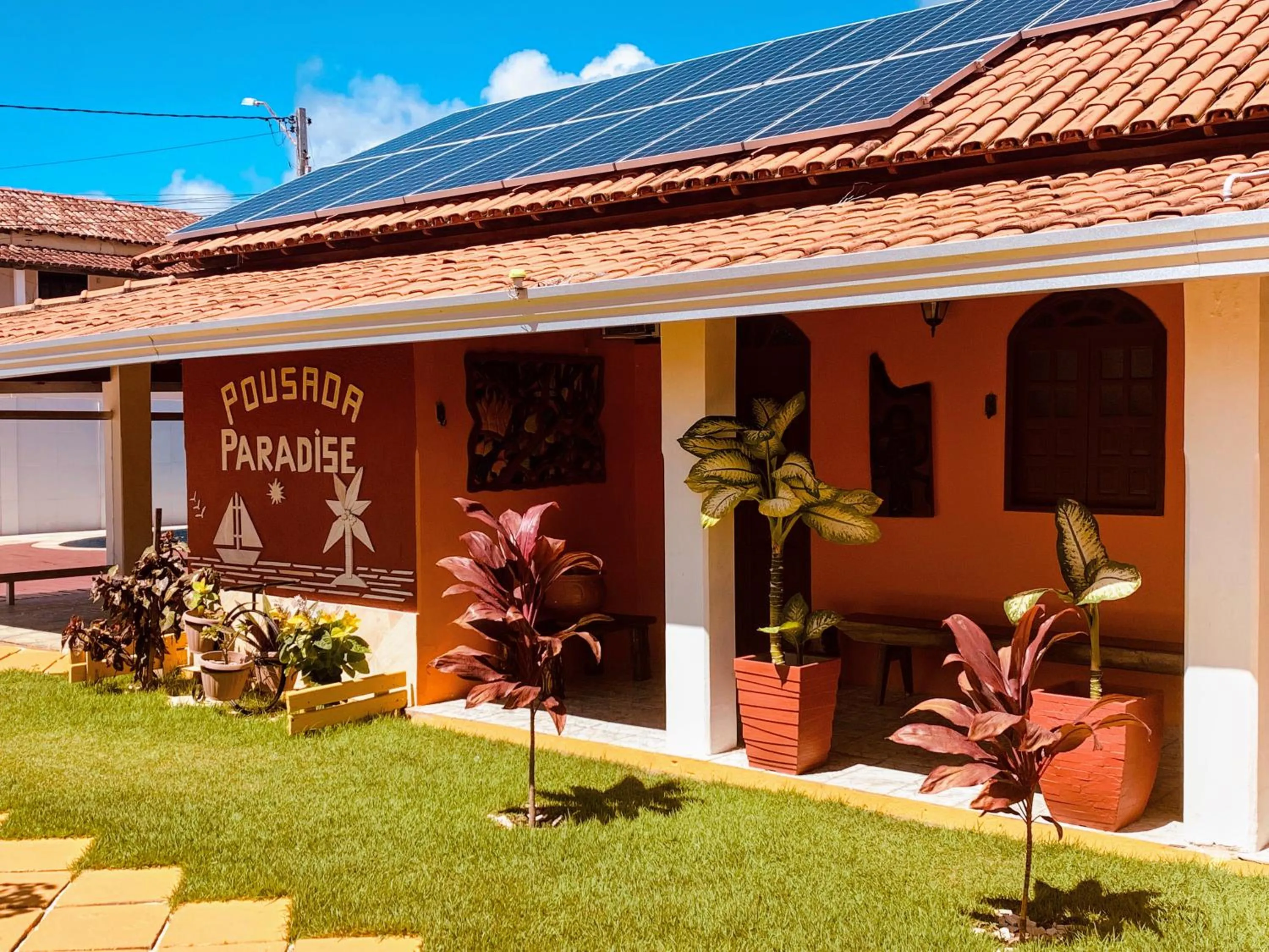 Garden in Pousada Paradise