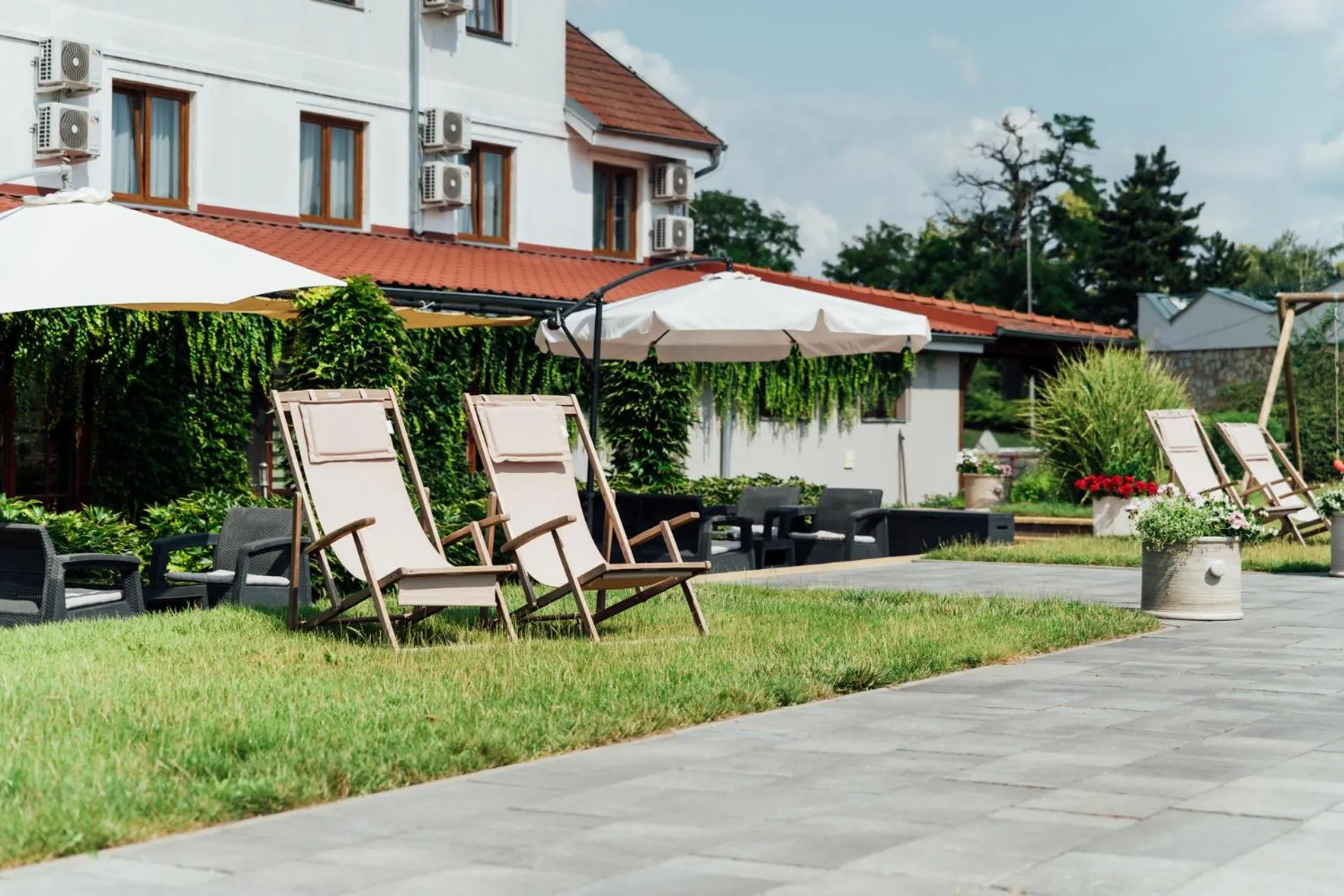 Garden in Hotel Maroli Mikulov