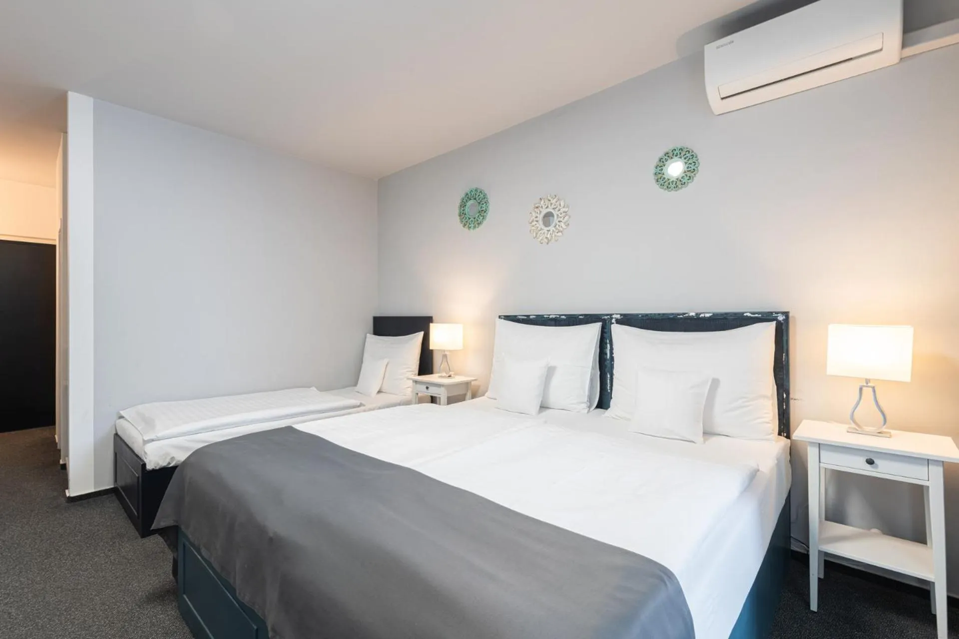 Bedroom, Bed in Hotel Maroli Mikulov