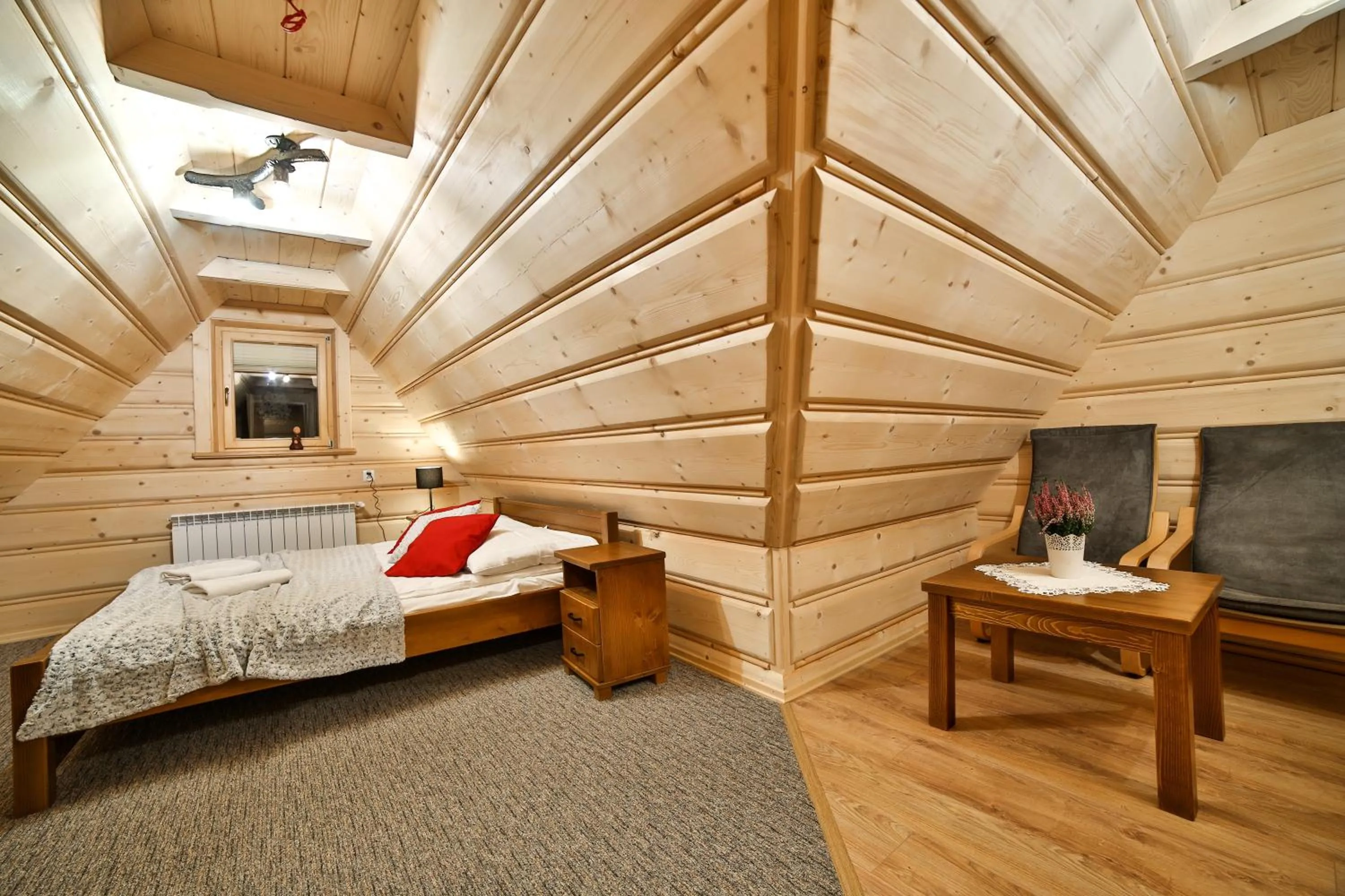 Photo of the whole room, Bed in Willa Jarząbek - 5 min do term Szaflary I Gorący Potok