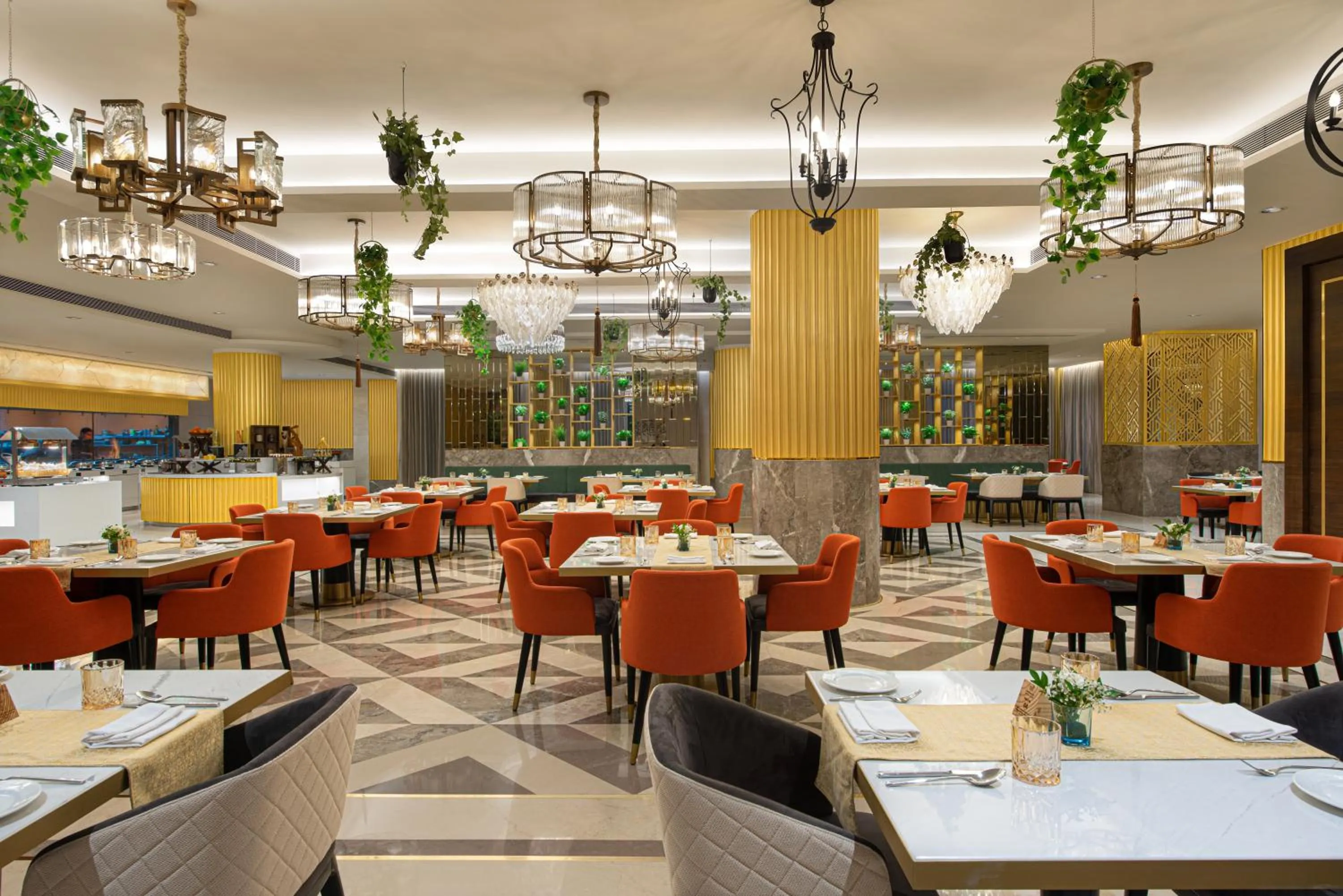 Restaurant/places to eat in Taj Gandhinagar Resort and Spa