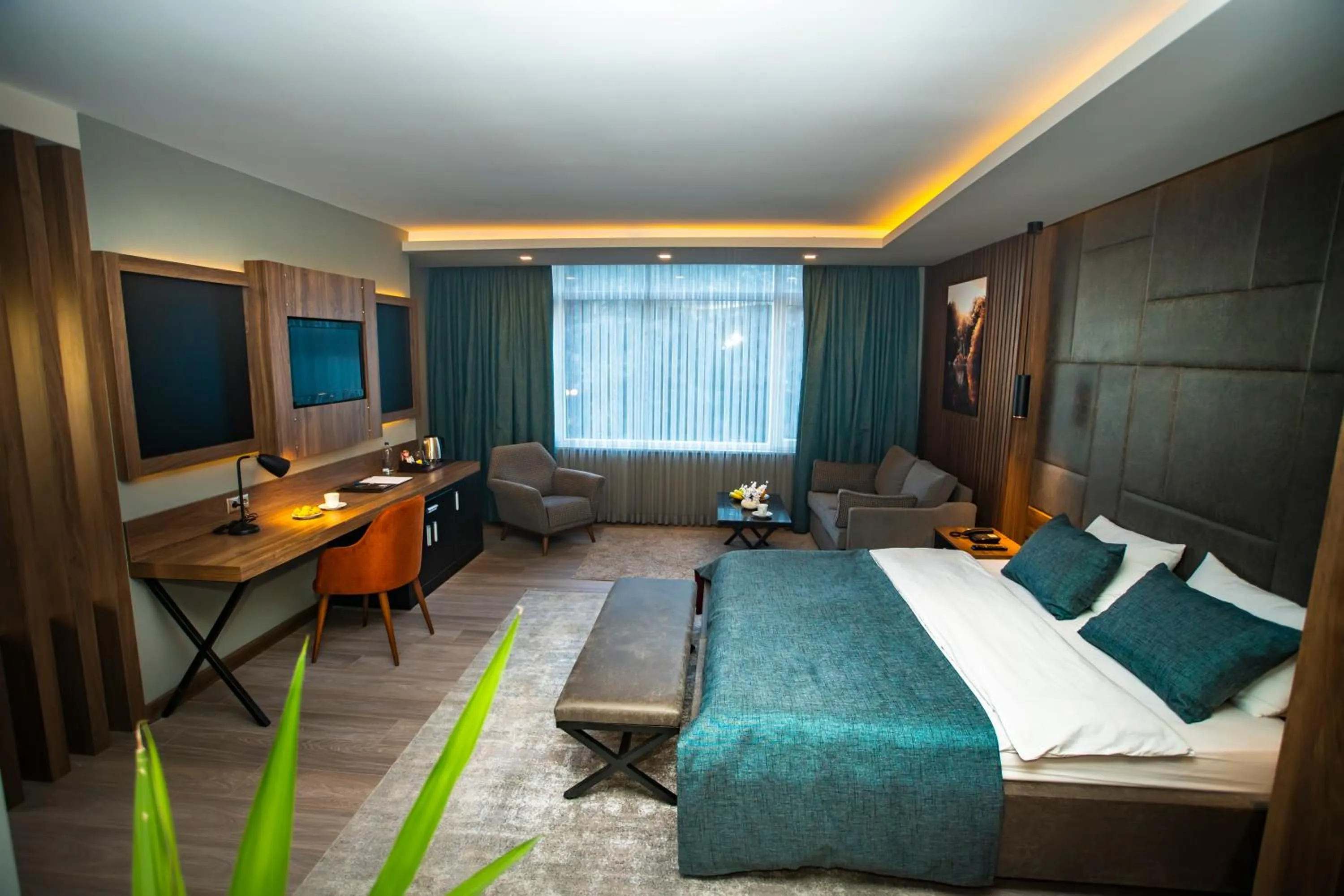 Photo of the whole room, Bed in Nova Suite Residence