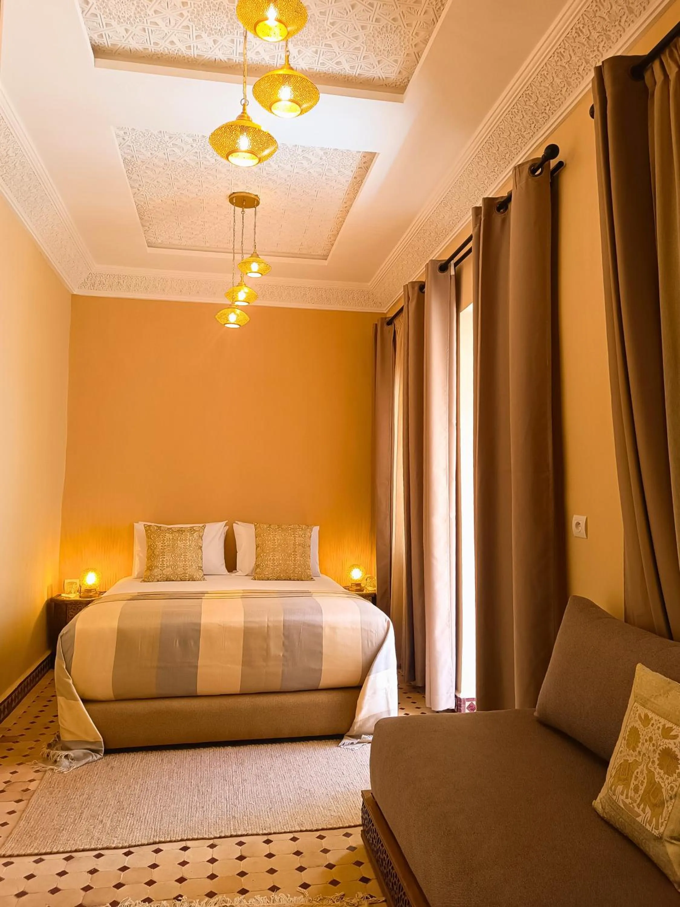 Photo of the whole room, Bed in Riad Jalina