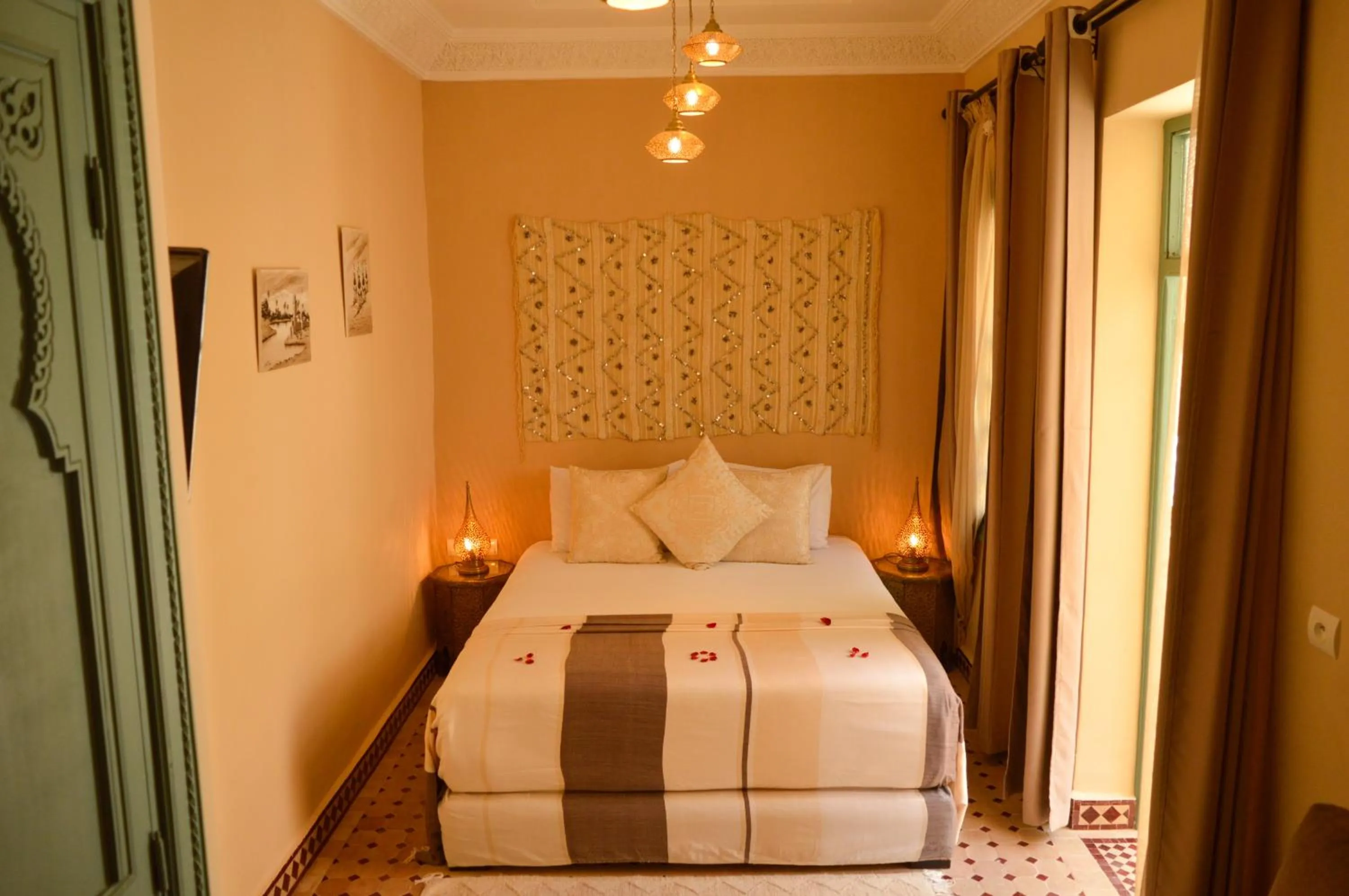 Bed in Riad Jalina