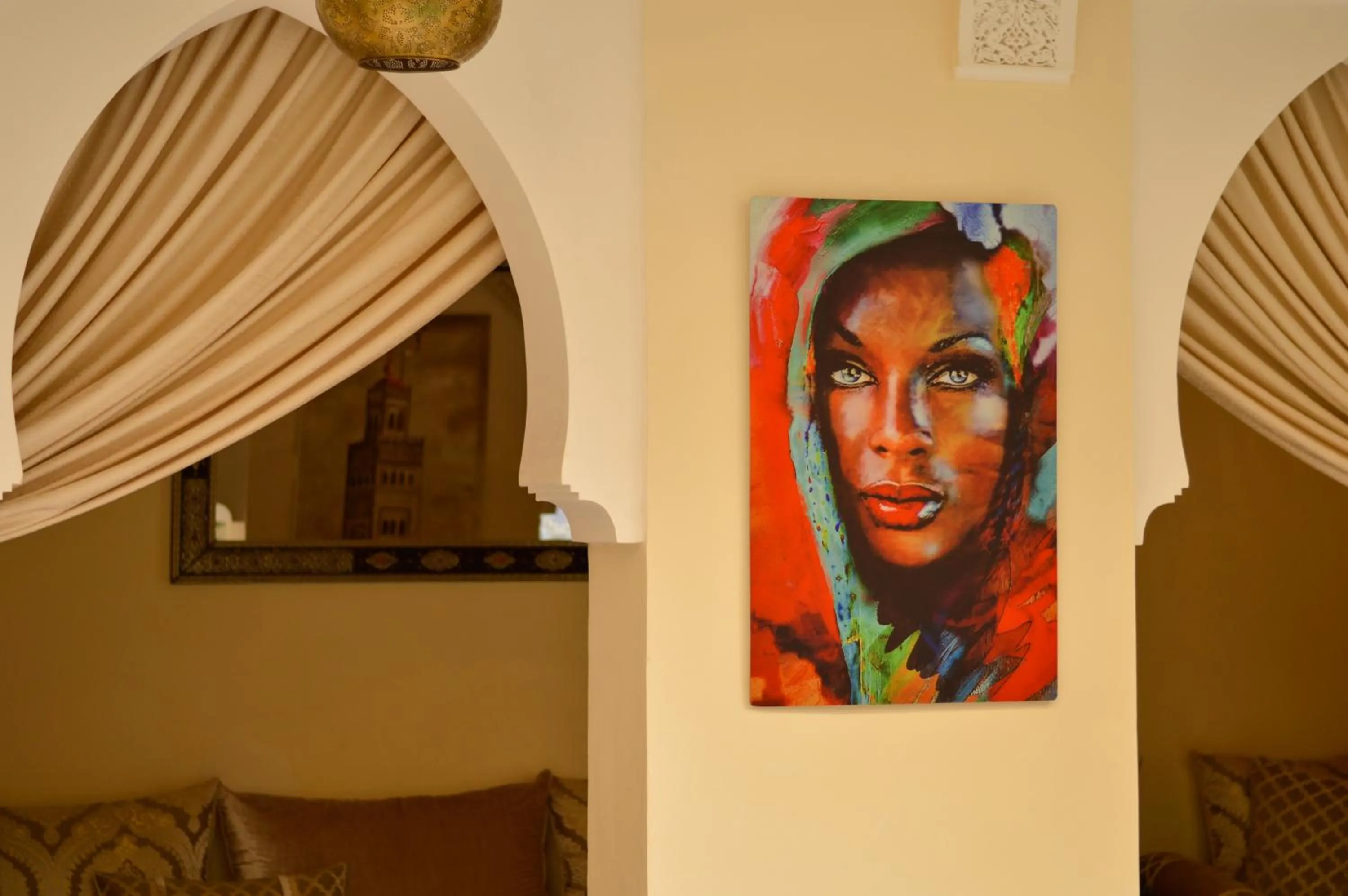 Decorative detail in Riad Jalina