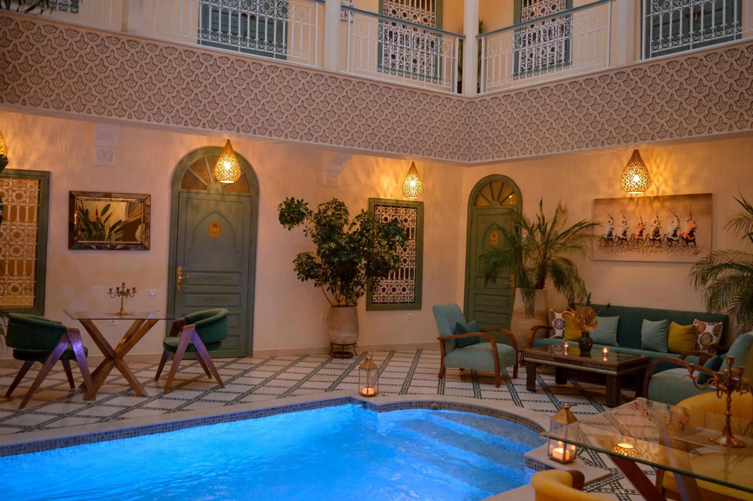 Patio in Riad Jalina