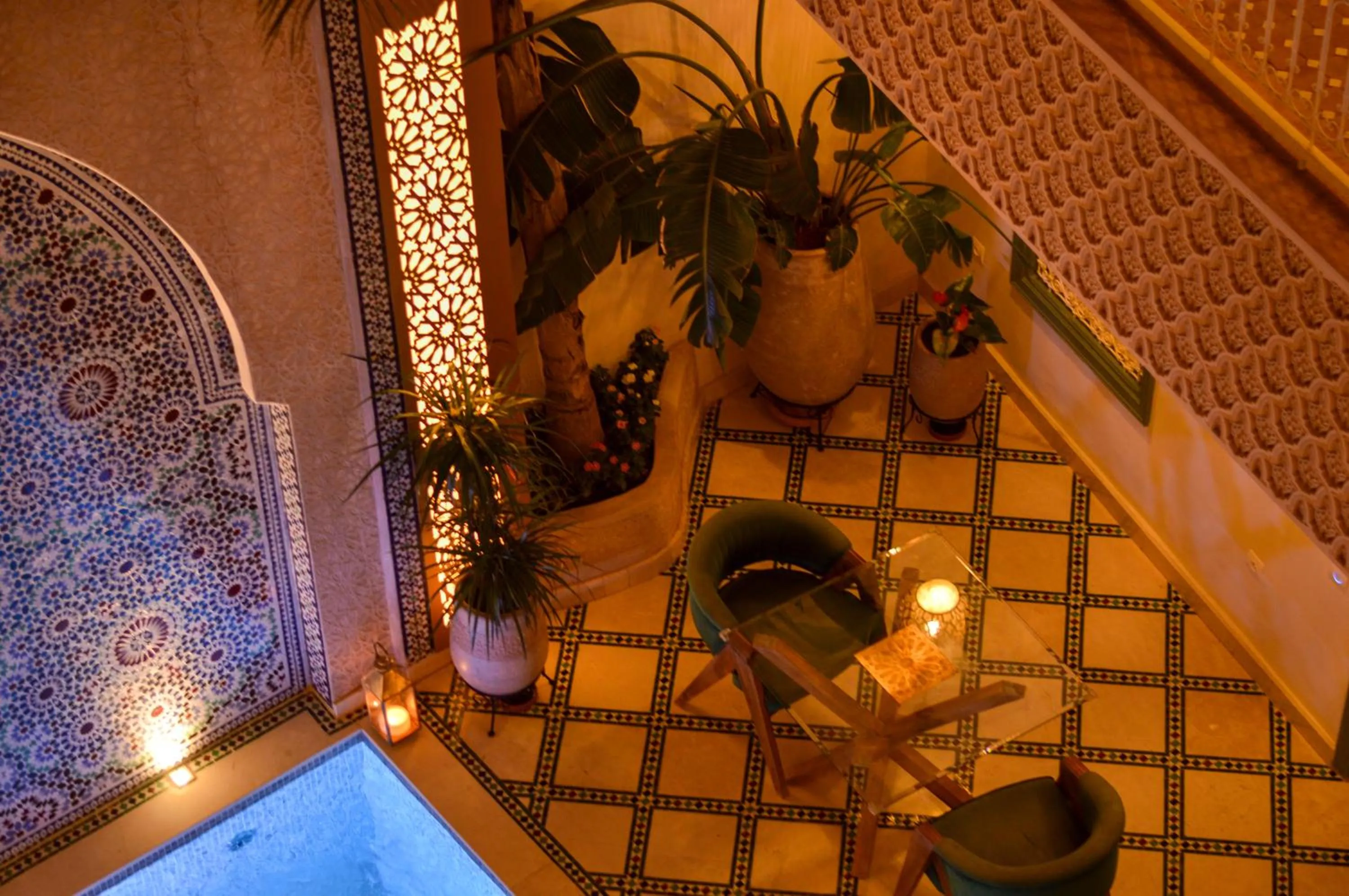 Pool view in Riad Jalina