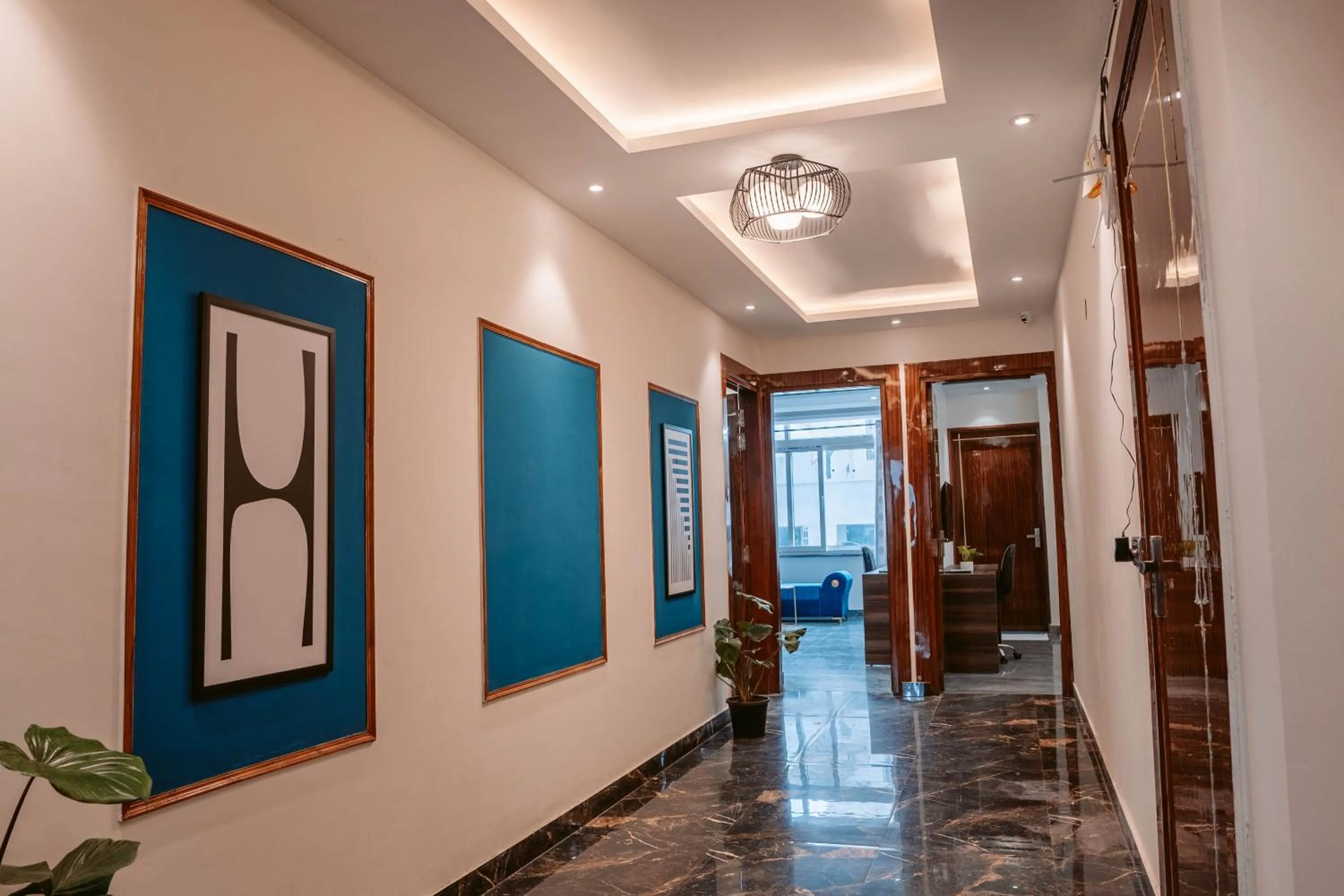 Lobby or reception in FlxHo Duo - Serviced Apartment & Rooms - Golf Course Road