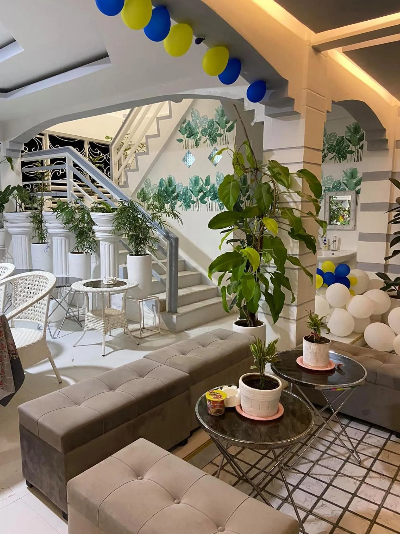 Seating area in The VeeHive Guesthouse