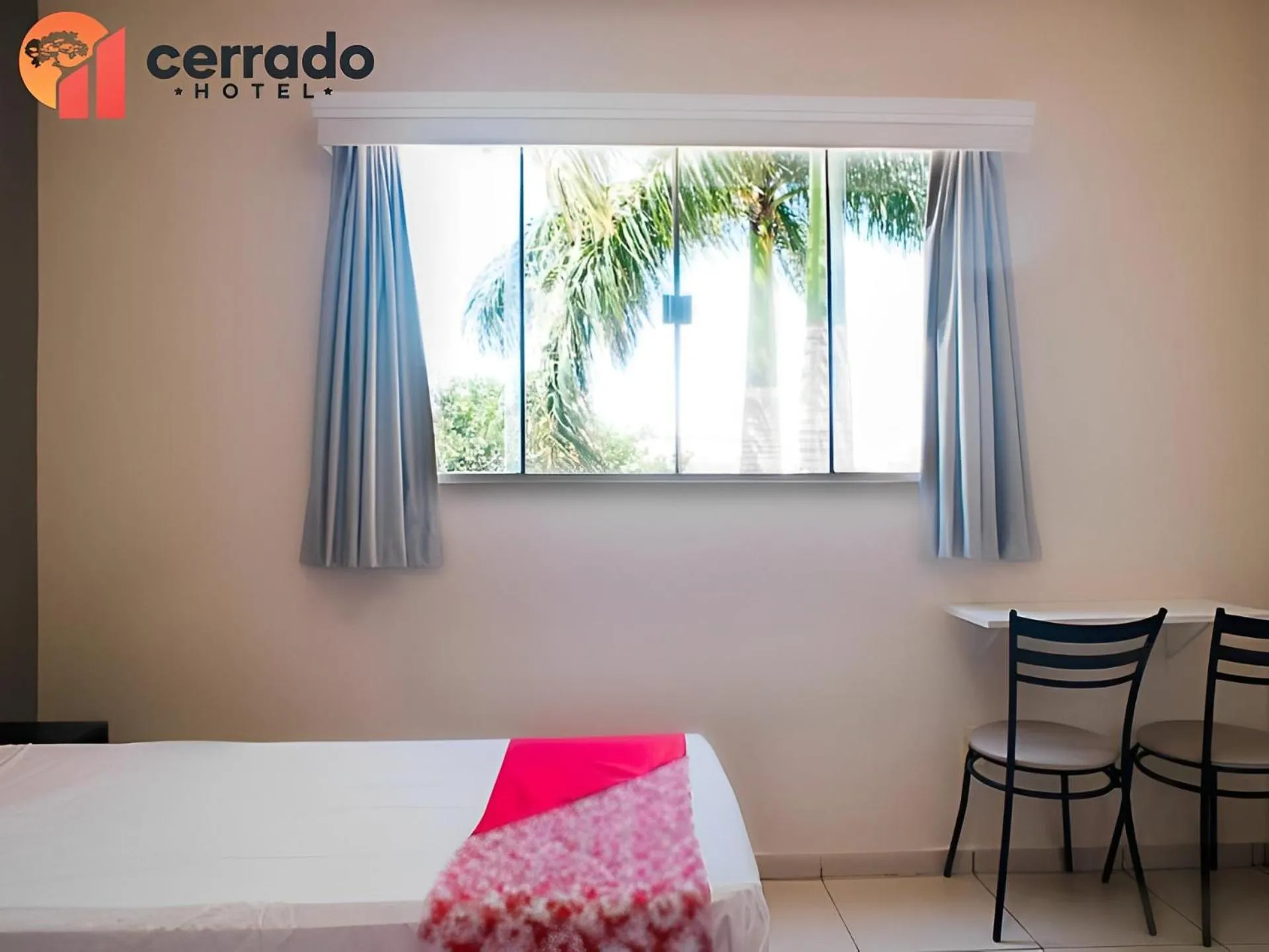 View (from property/room), Bed in Cerrado Hotel LTDA