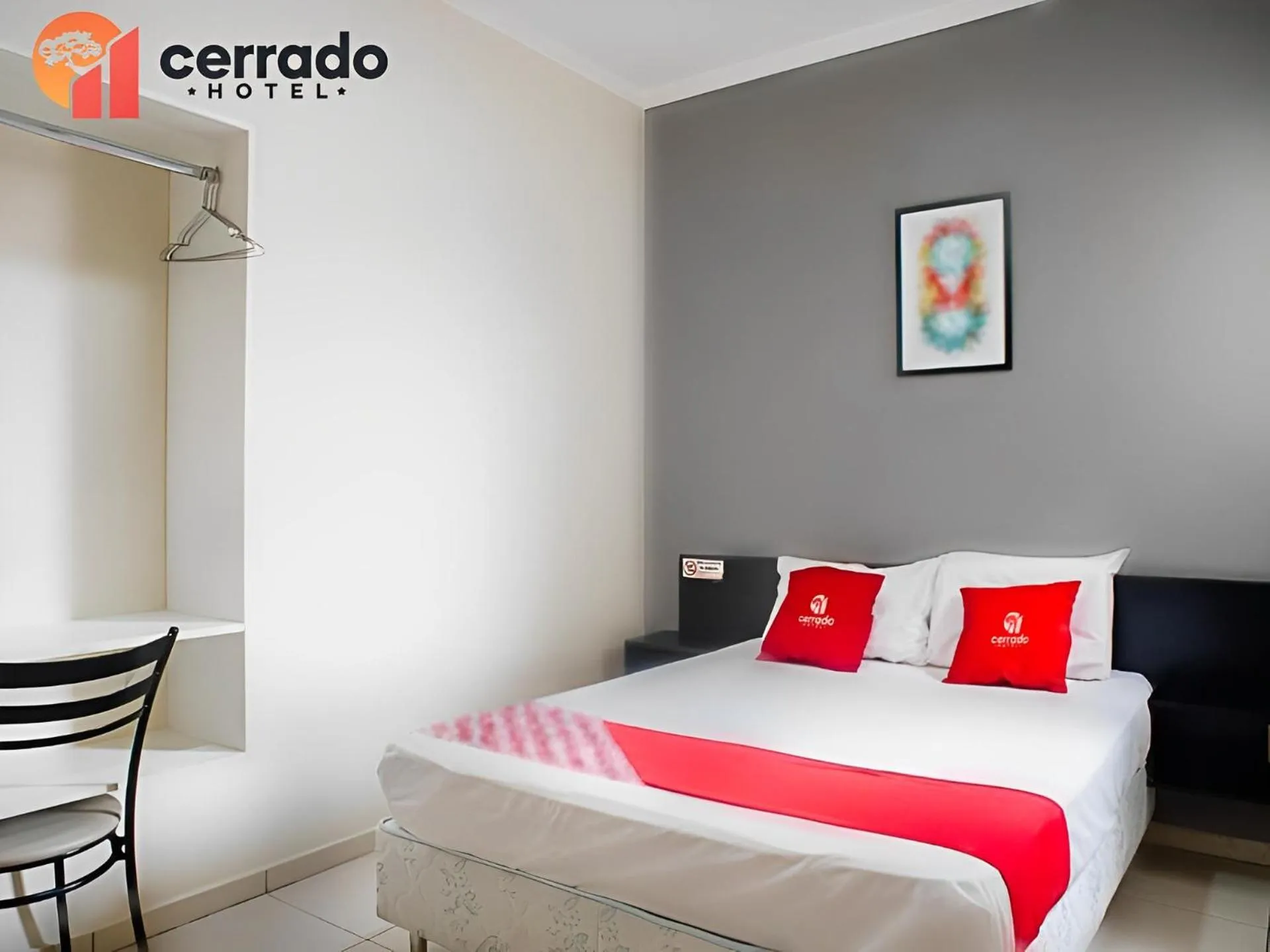 Bed in Cerrado Hotel LTDA