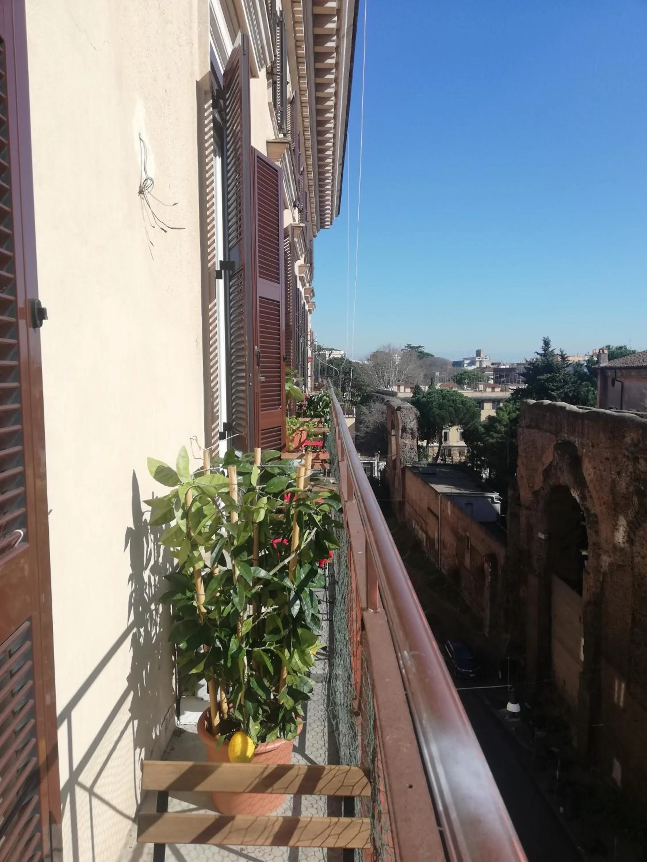 Balcony/Terrace in Aria Rome Rooms