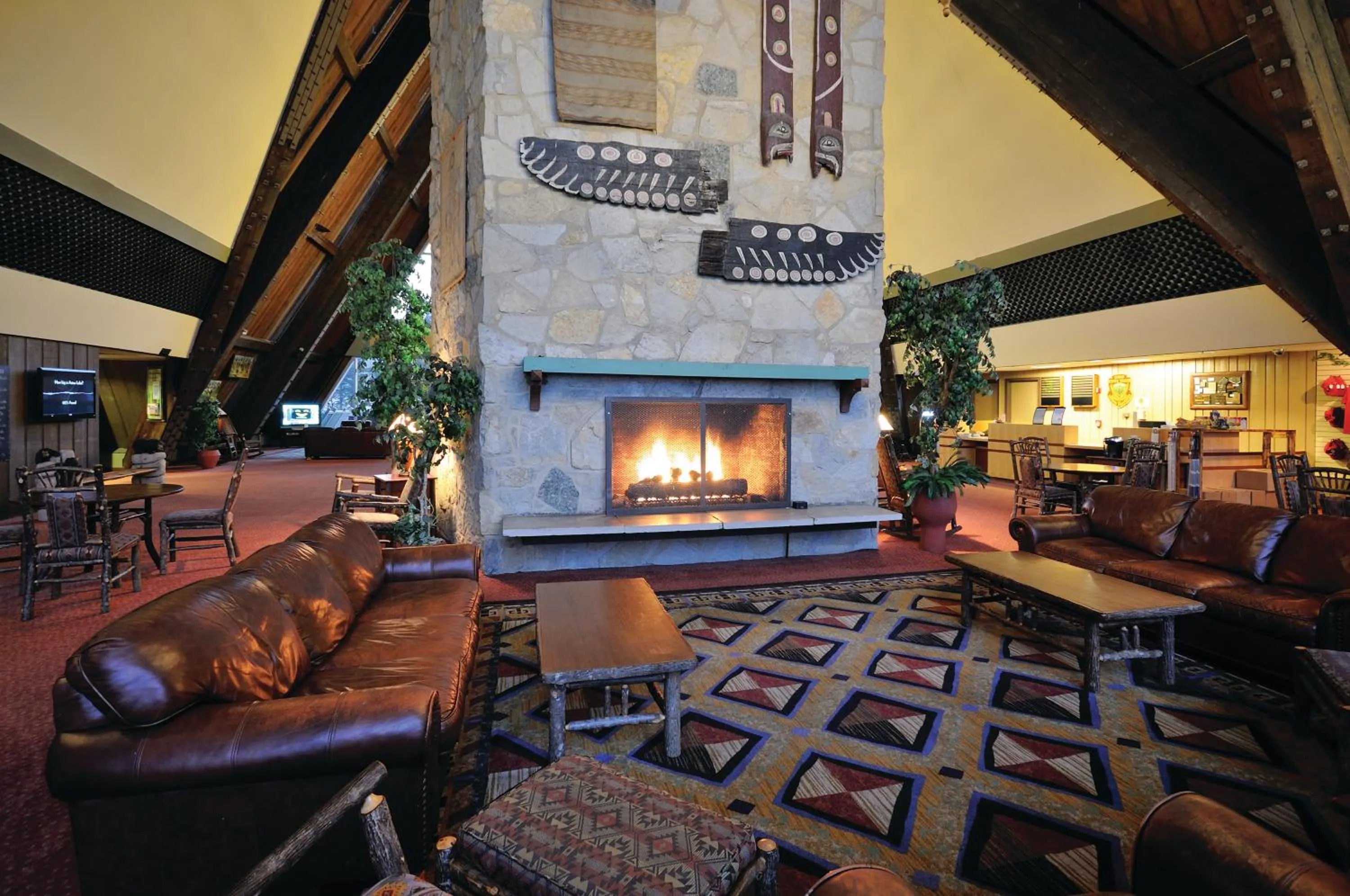 Lobby or reception in Hueston Woods Lodge and Conference Center
