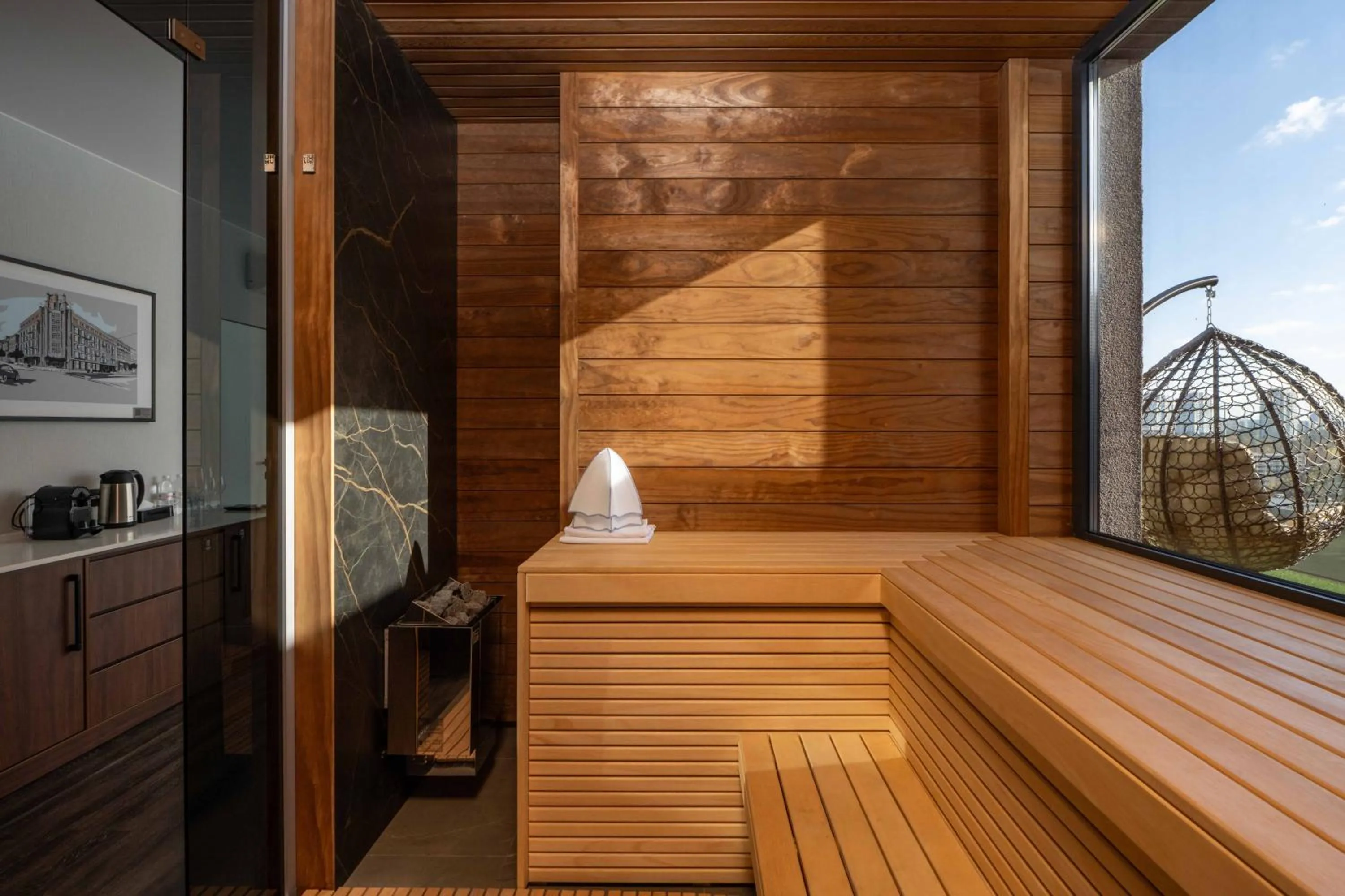 Sauna in BE THE ONE Hotel