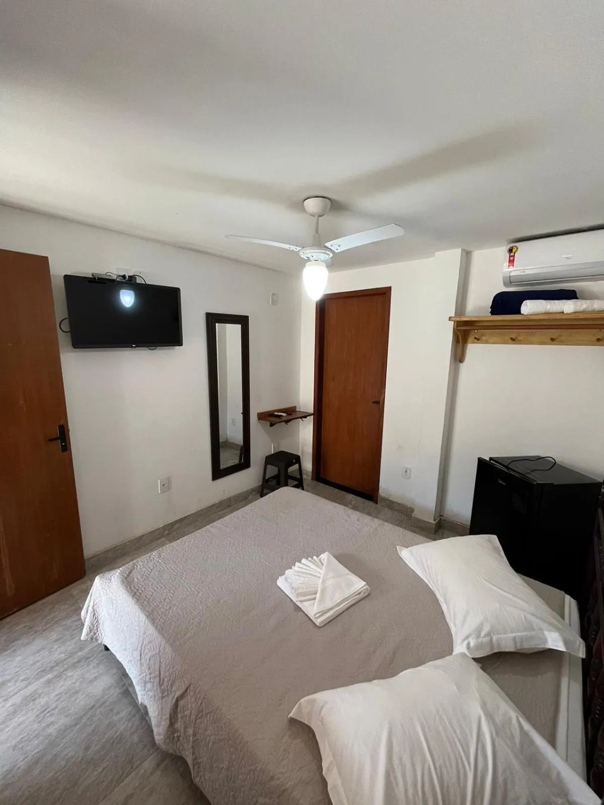 TV and multimedia, Bed in Pousada Luz da Lua