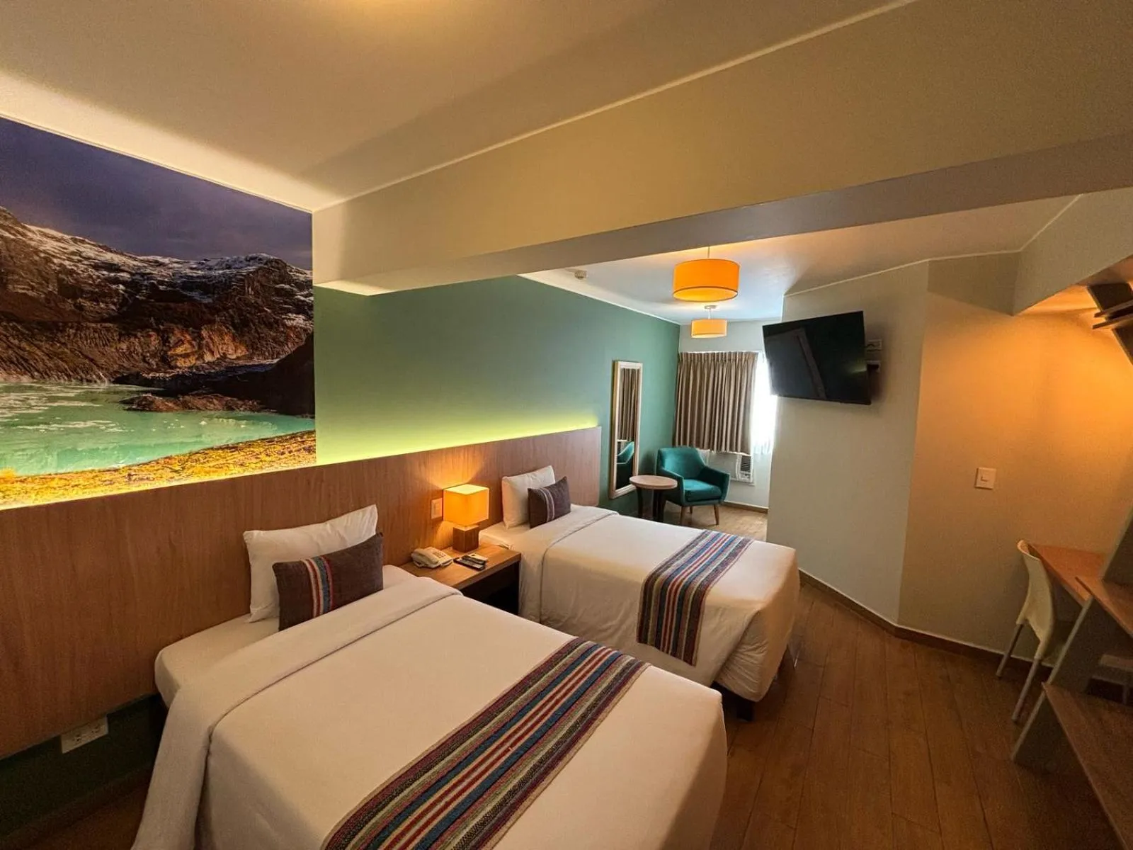 Bed in Hotel El Tambo 2