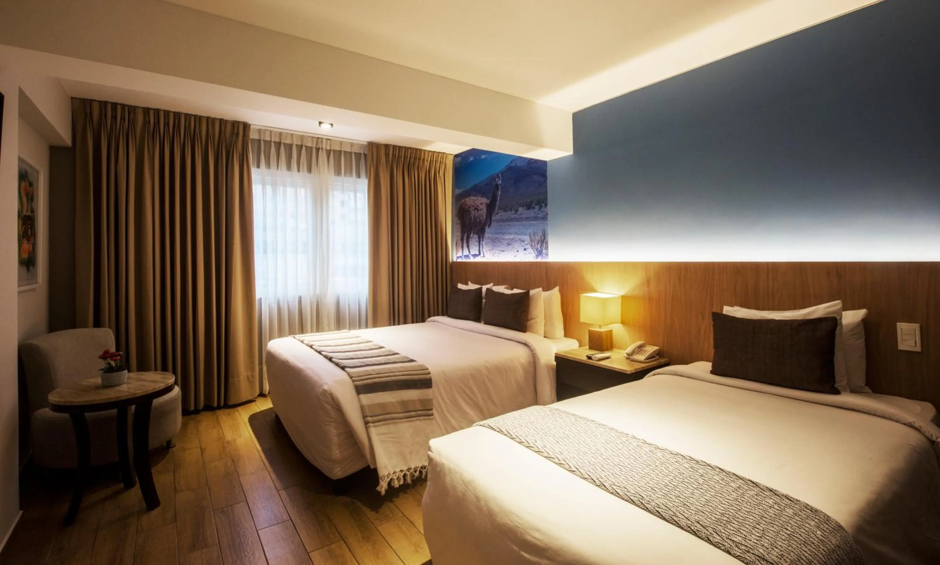 Bed in Hotel El Tambo 2