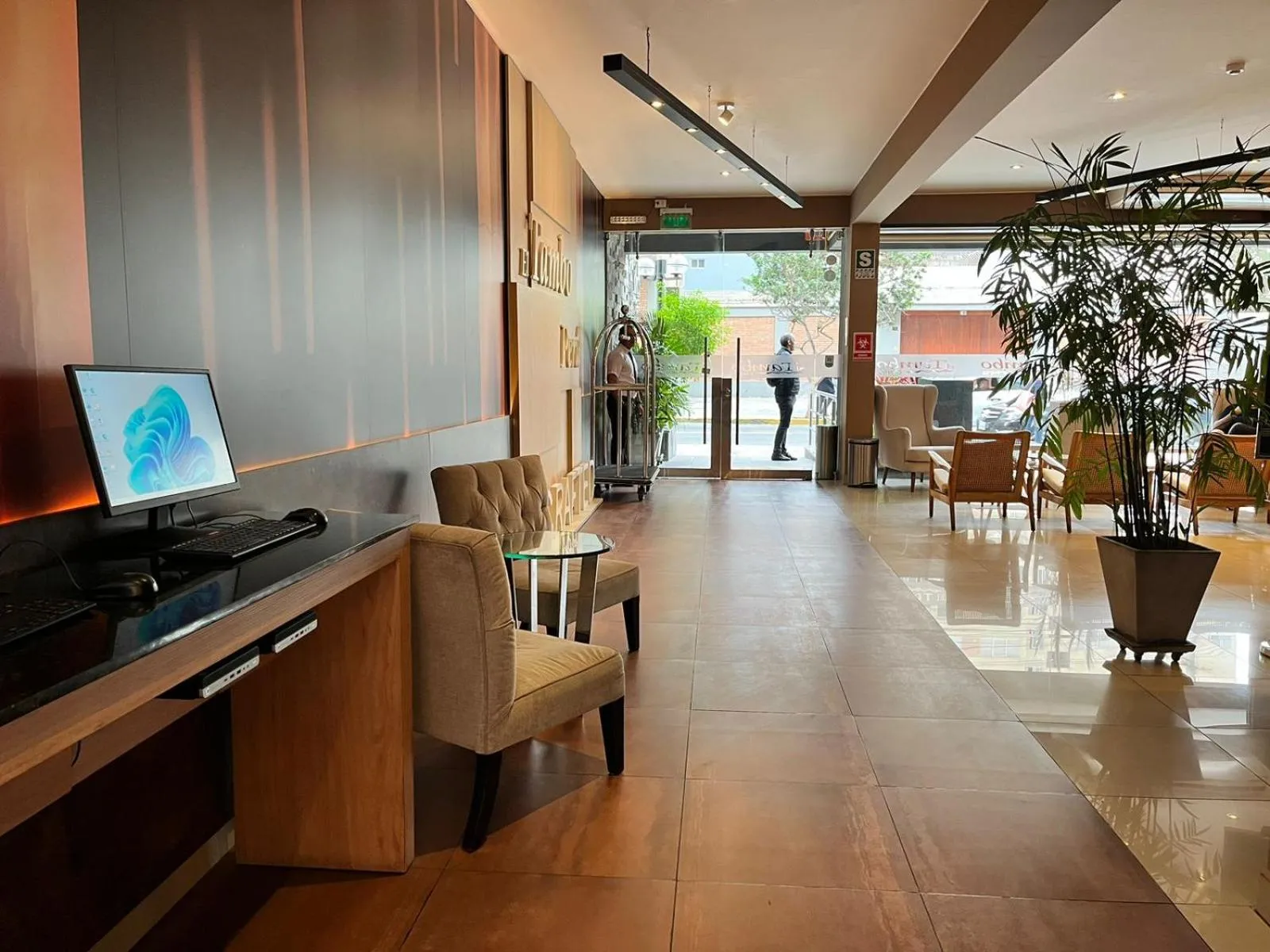 Living room in Hotel El Tambo 2