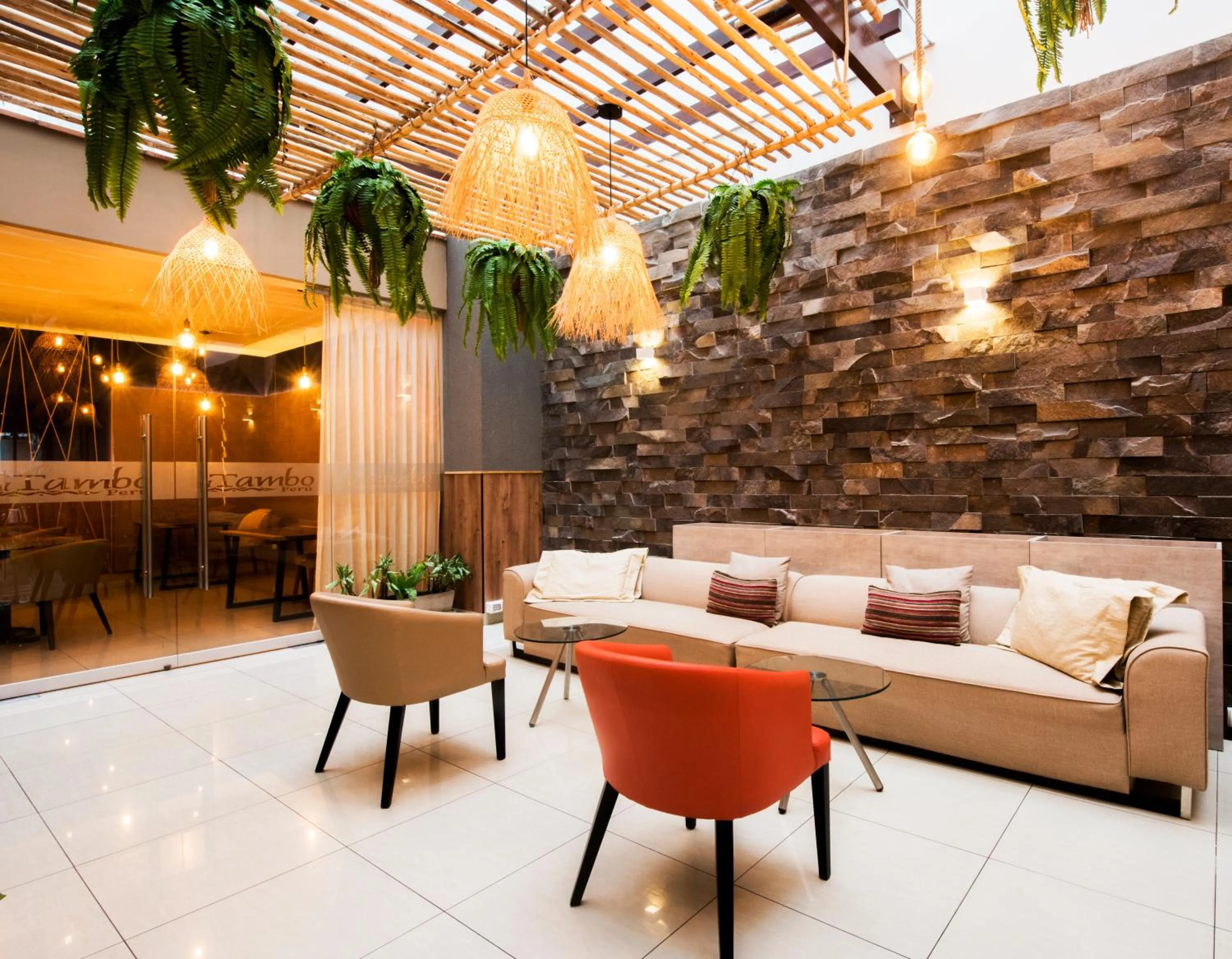 Patio in Hotel El Tambo 2