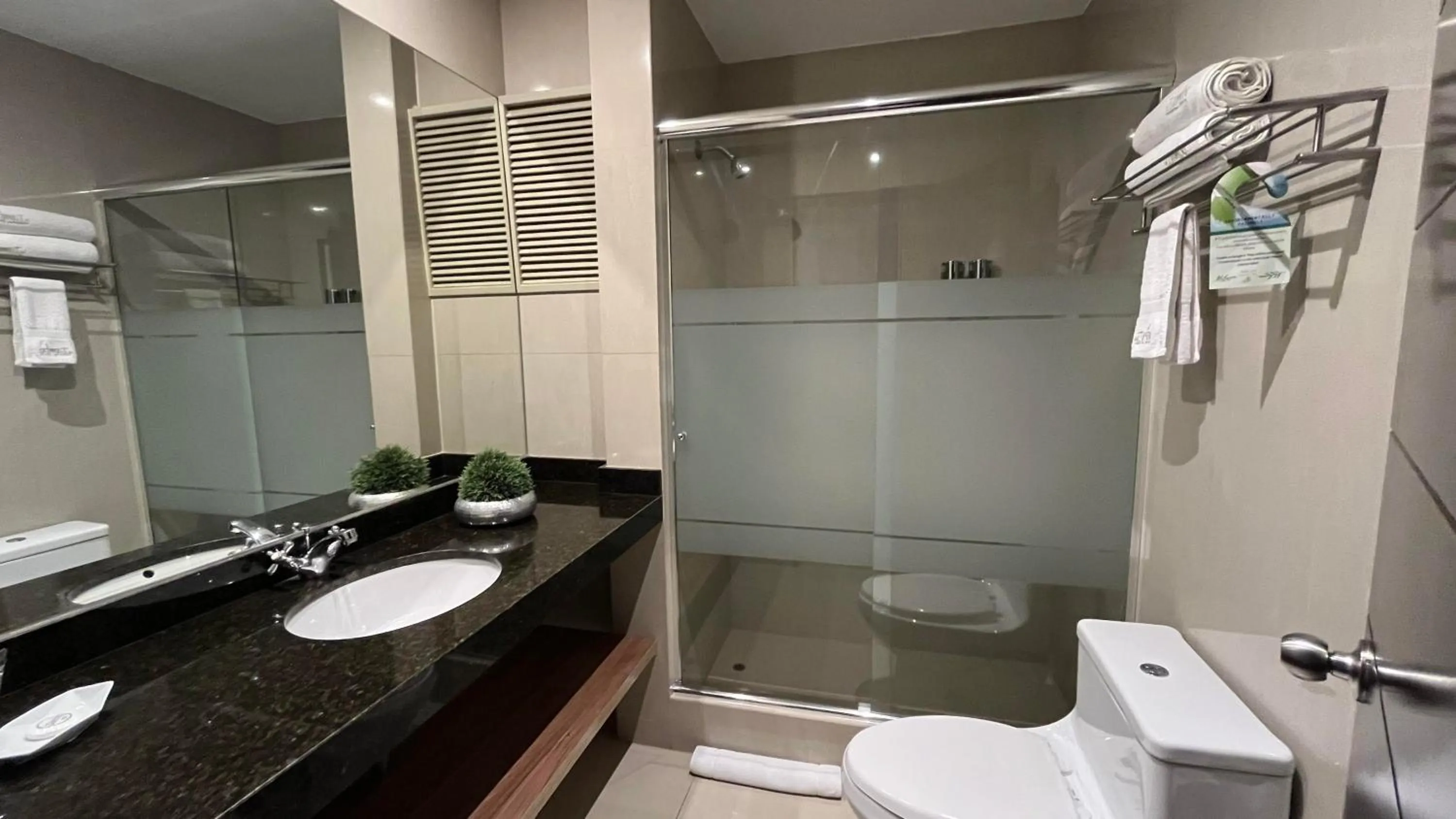 Shower in Hotel El Tambo 2