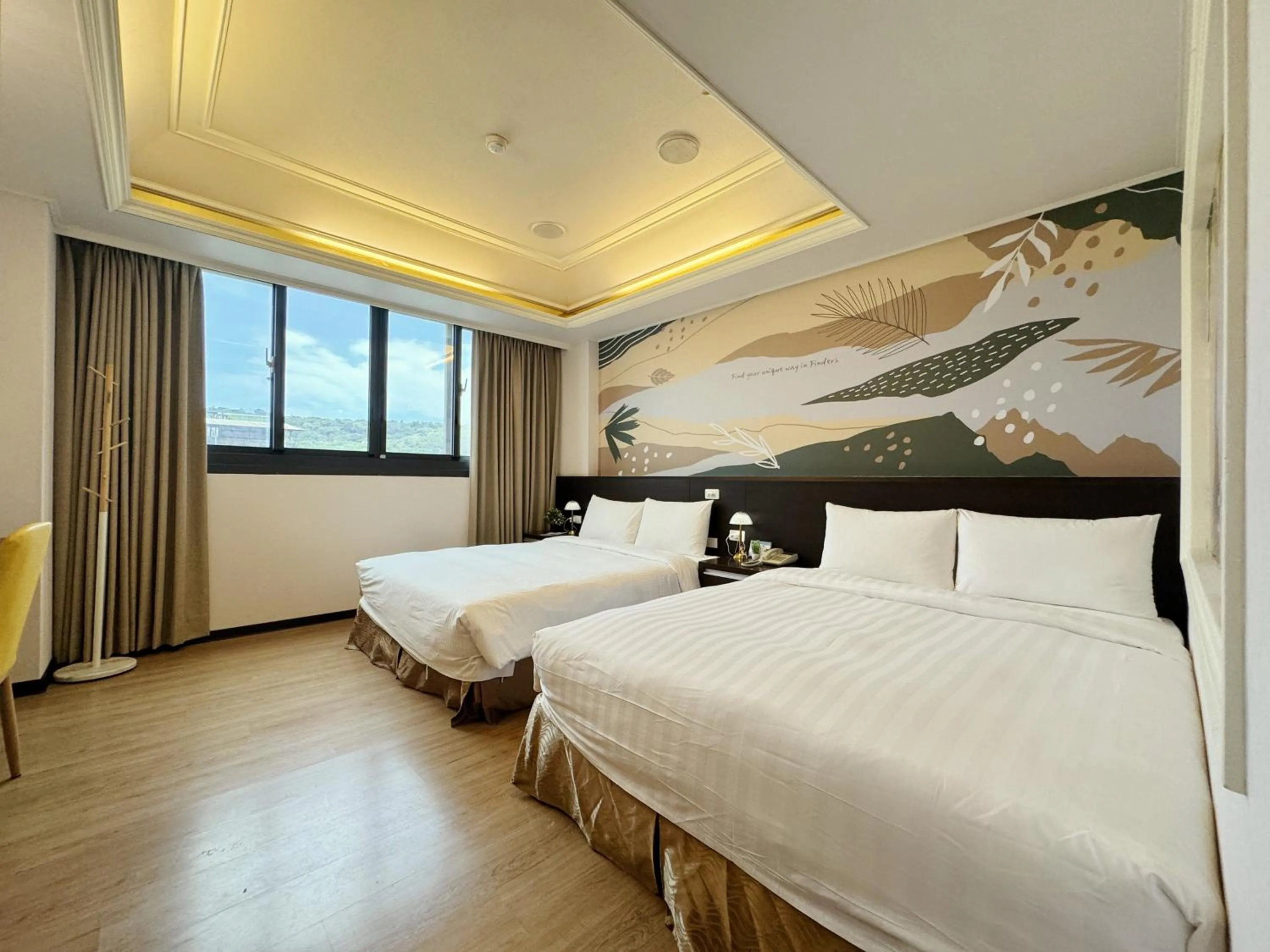 Photo of the whole room, Bed in Finders Hotel Hualien Station