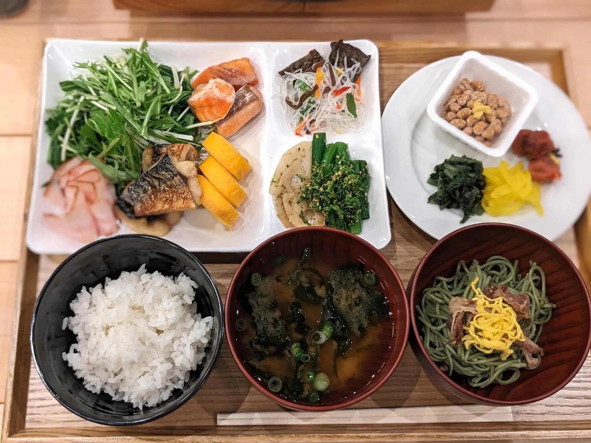 Buffet breakfast in Green Rich Hotel Tokuyama Ekimae