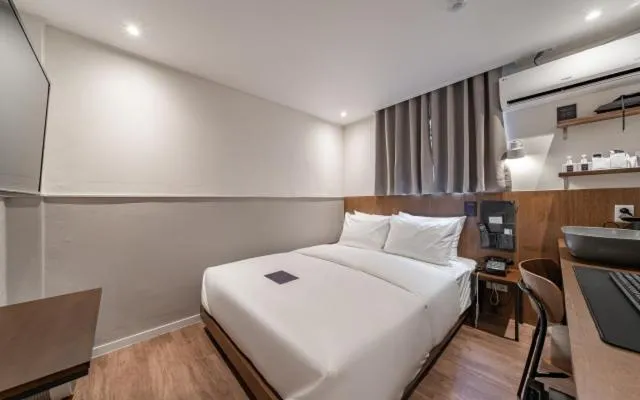 Bed in Just Stay Hotel