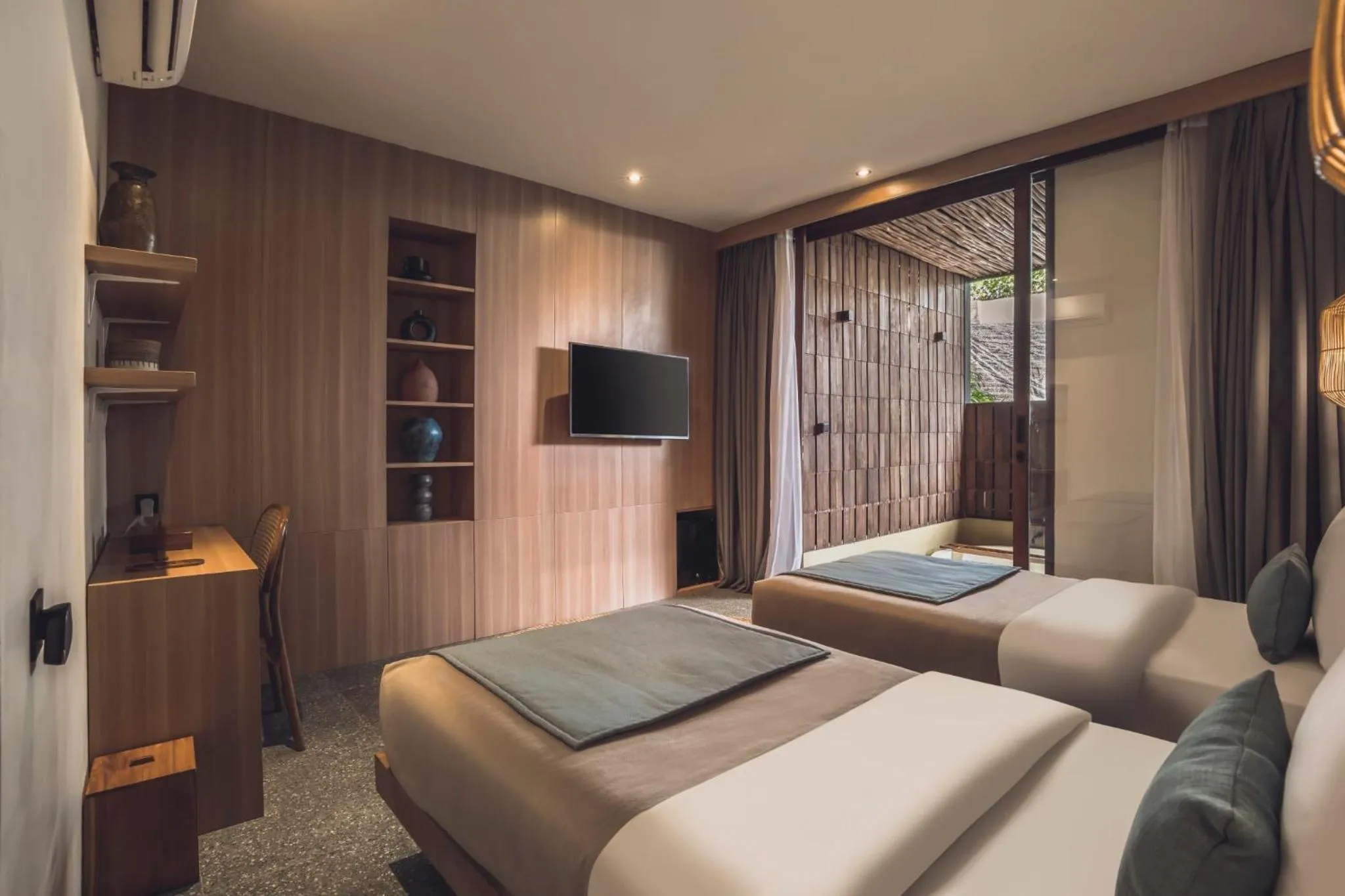 Bedroom, Bed in Canggu Cabana Beach Resort by Ini Vie Hospitality