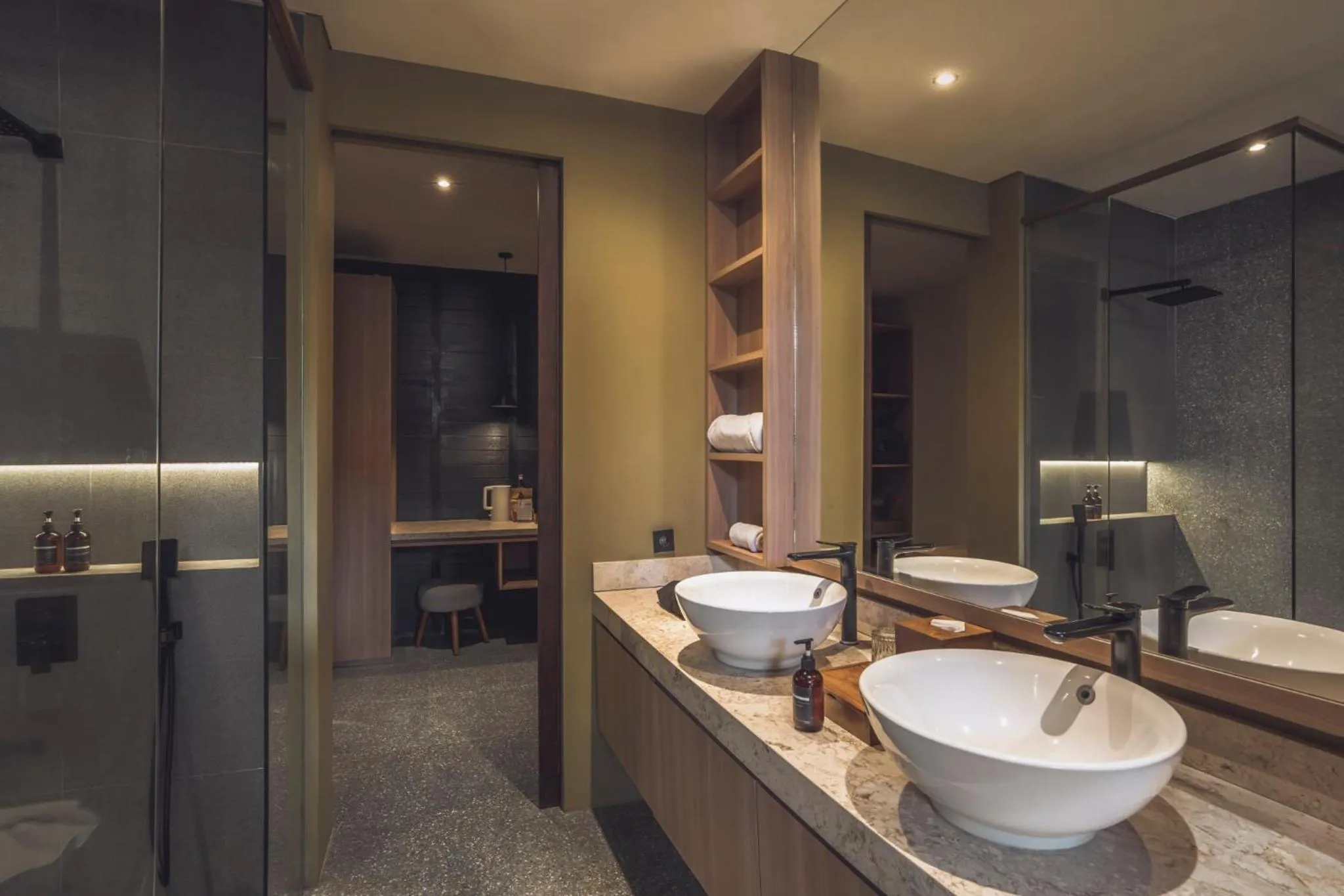 Bathroom in Canggu Cabana Beach Resort by Ini Vie Hospitality