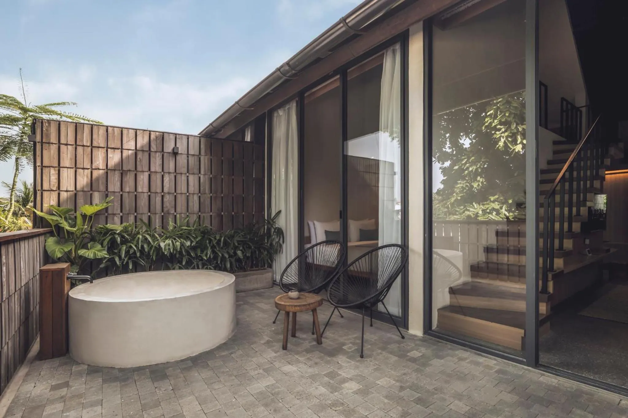 Bath in Canggu Cabana Beach Resort by Ini Vie Hospitality