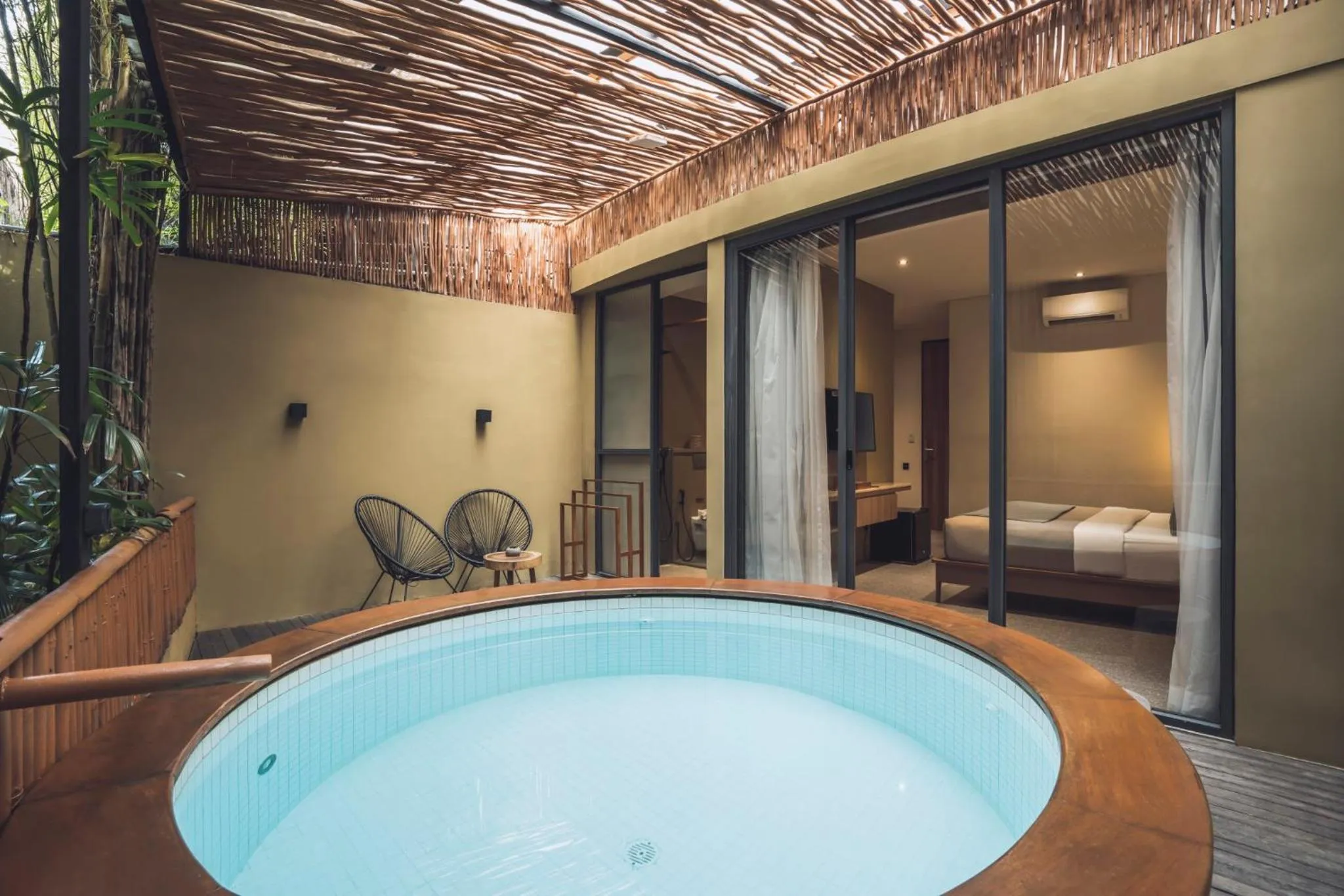 Pool view in Canggu Cabana Beach Resort by Ini Vie Hospitality