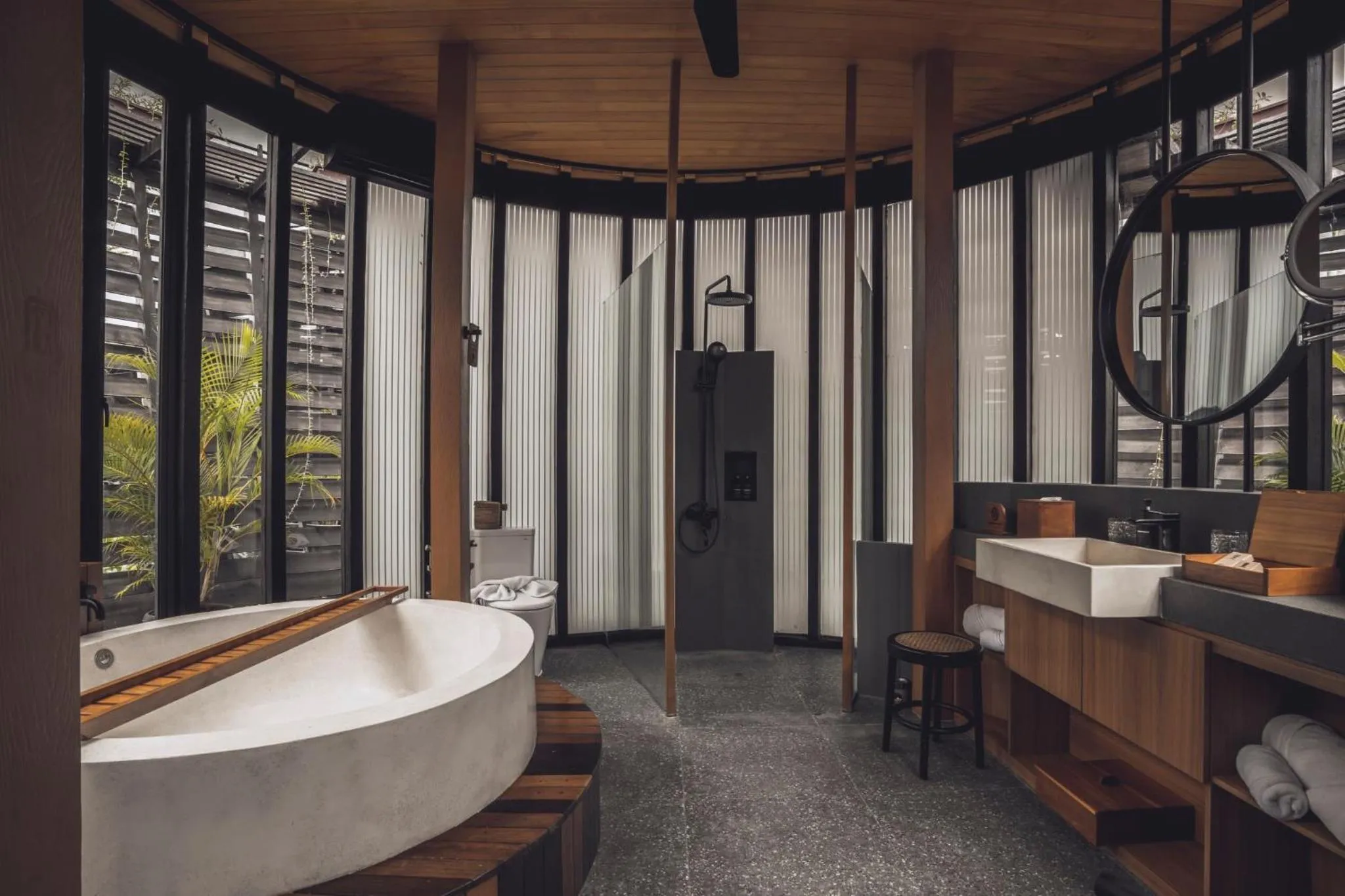 Bathroom in Canggu Cabana Beach Resort by Ini Vie Hospitality