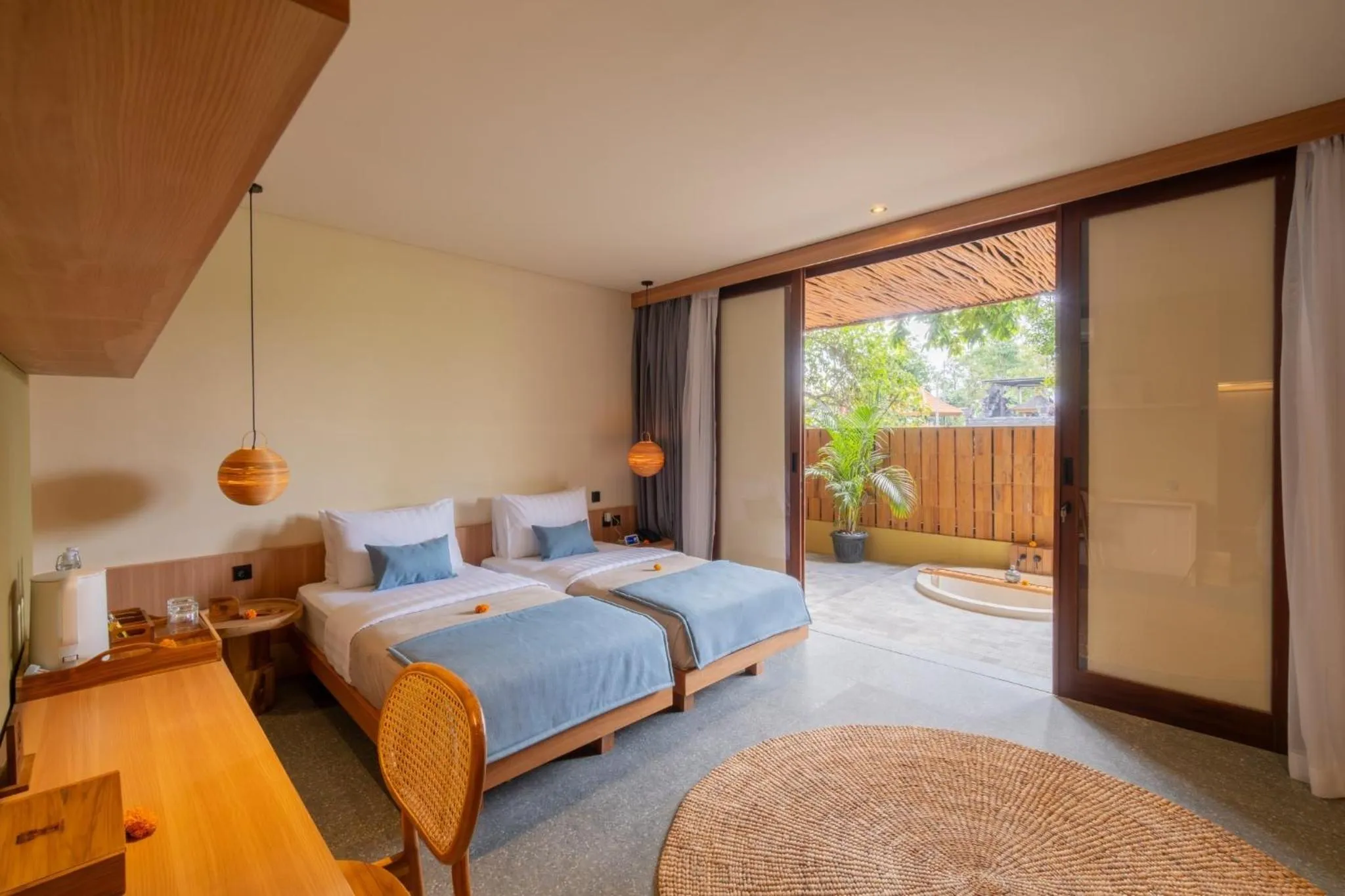 Bedroom, Bed in Canggu Cabana Resort & Spa by Ini Vie Hospitality