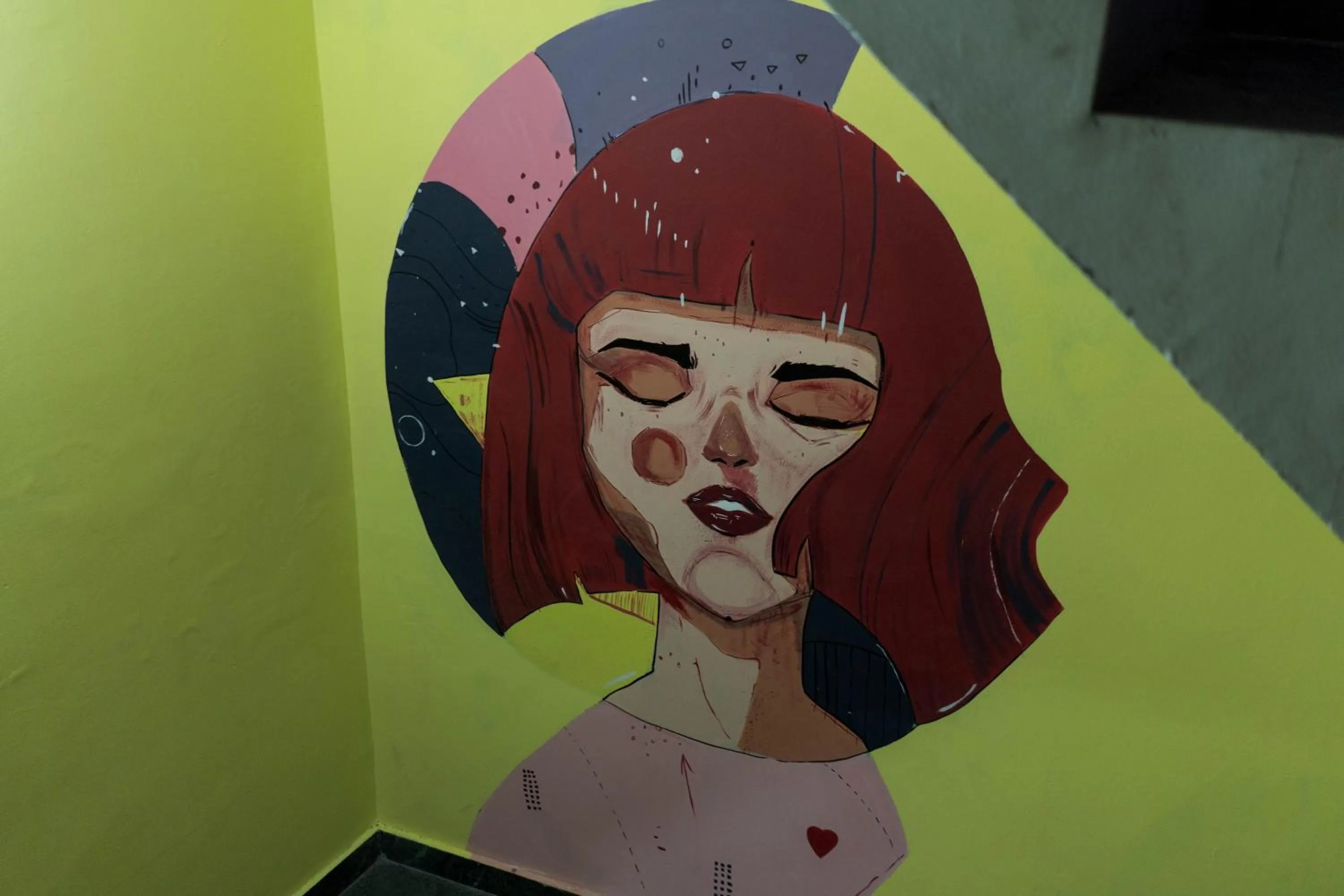 Decorative detail in Spontrail Hostel