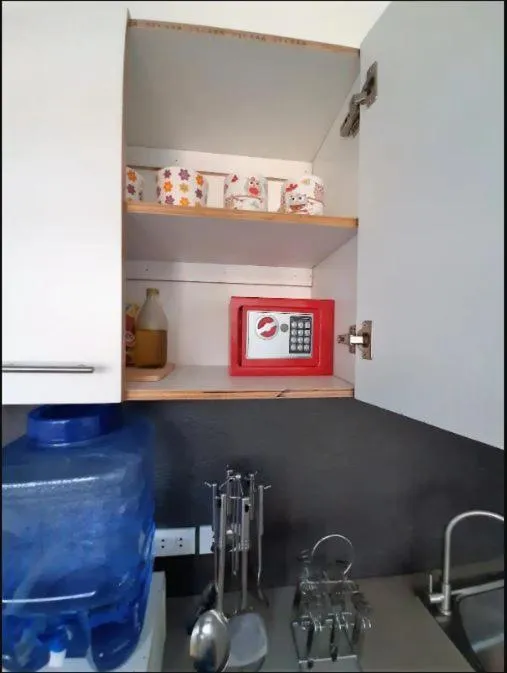 Kitchen or kitchenette in Ship MARIA Hotel