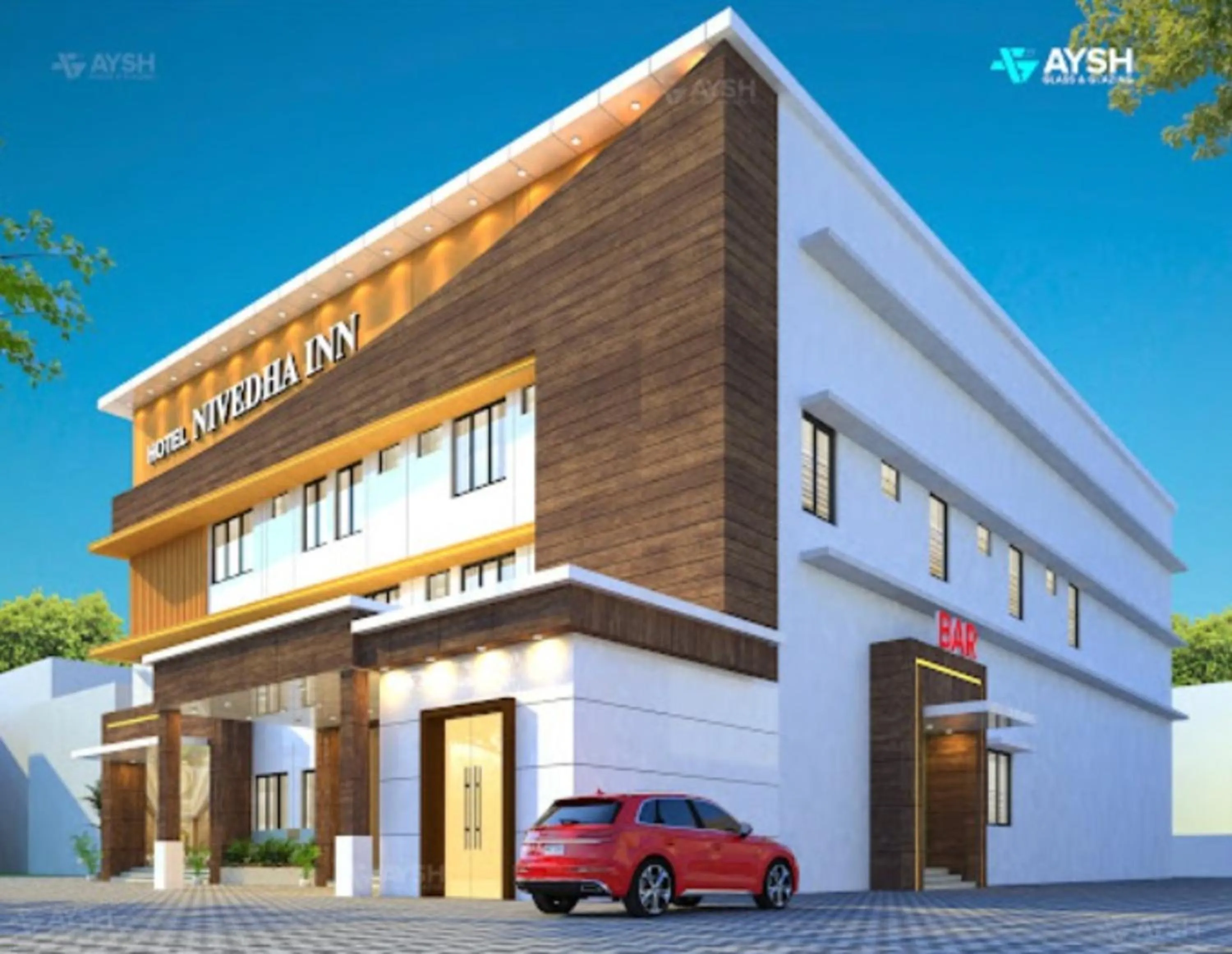 Property building in HOTEL NIVETHA INN