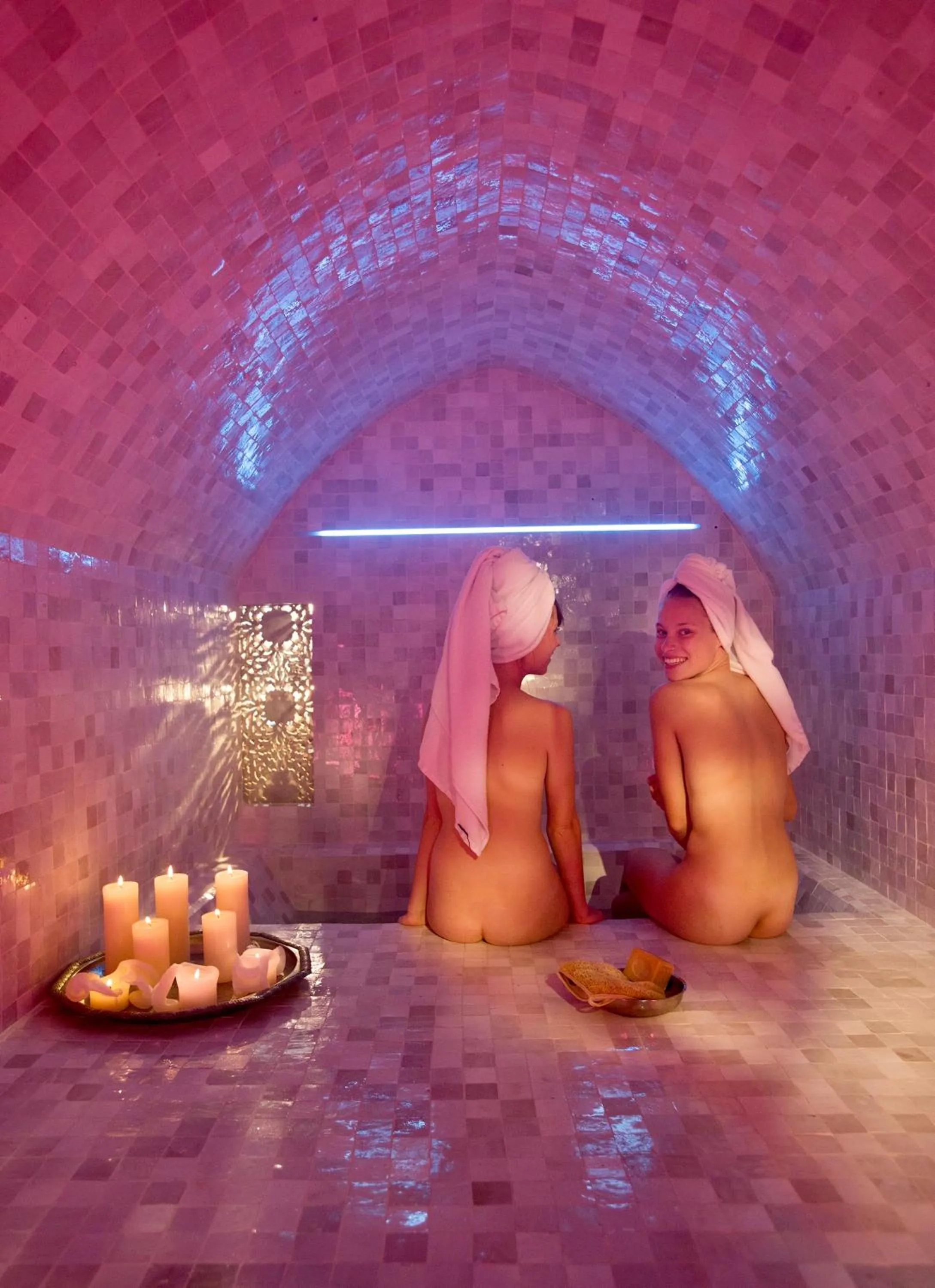 Steam room in Hoeve La Cascina