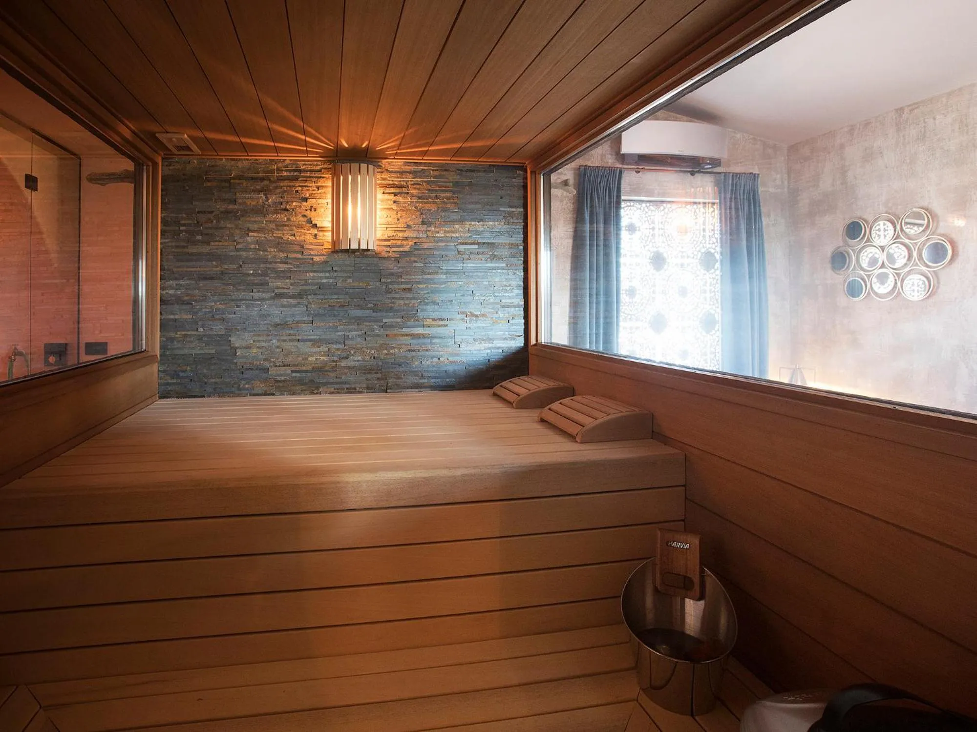 Sauna in Hoeve La Cascina