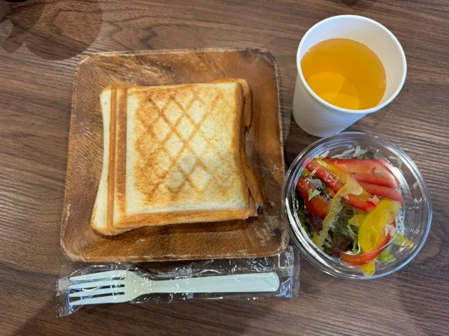 Breakfast in Towadakohan Sakura