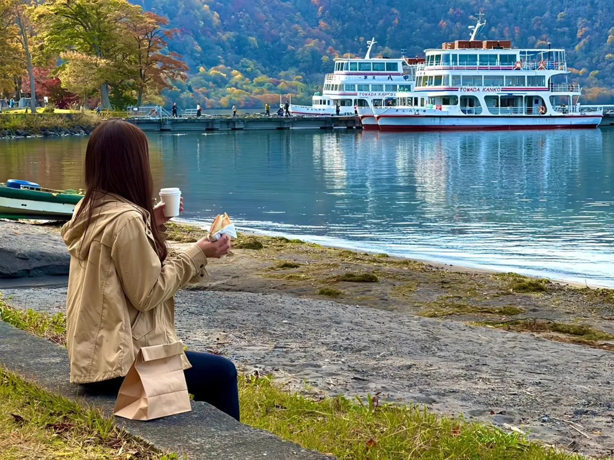 Breakfast in Towadakohan Sakura