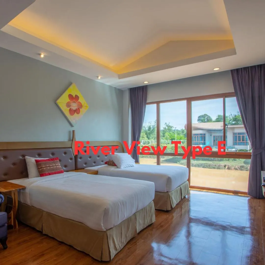 Bed in Nakaburi Sanctuary Resort&Spa