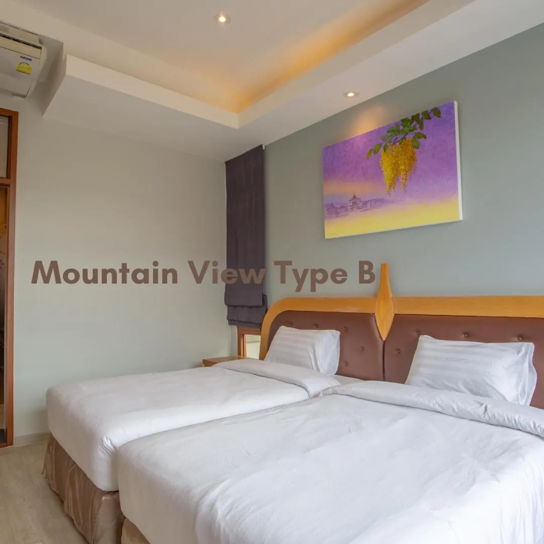 Bed in Nakaburi Sanctuary Resort&Spa