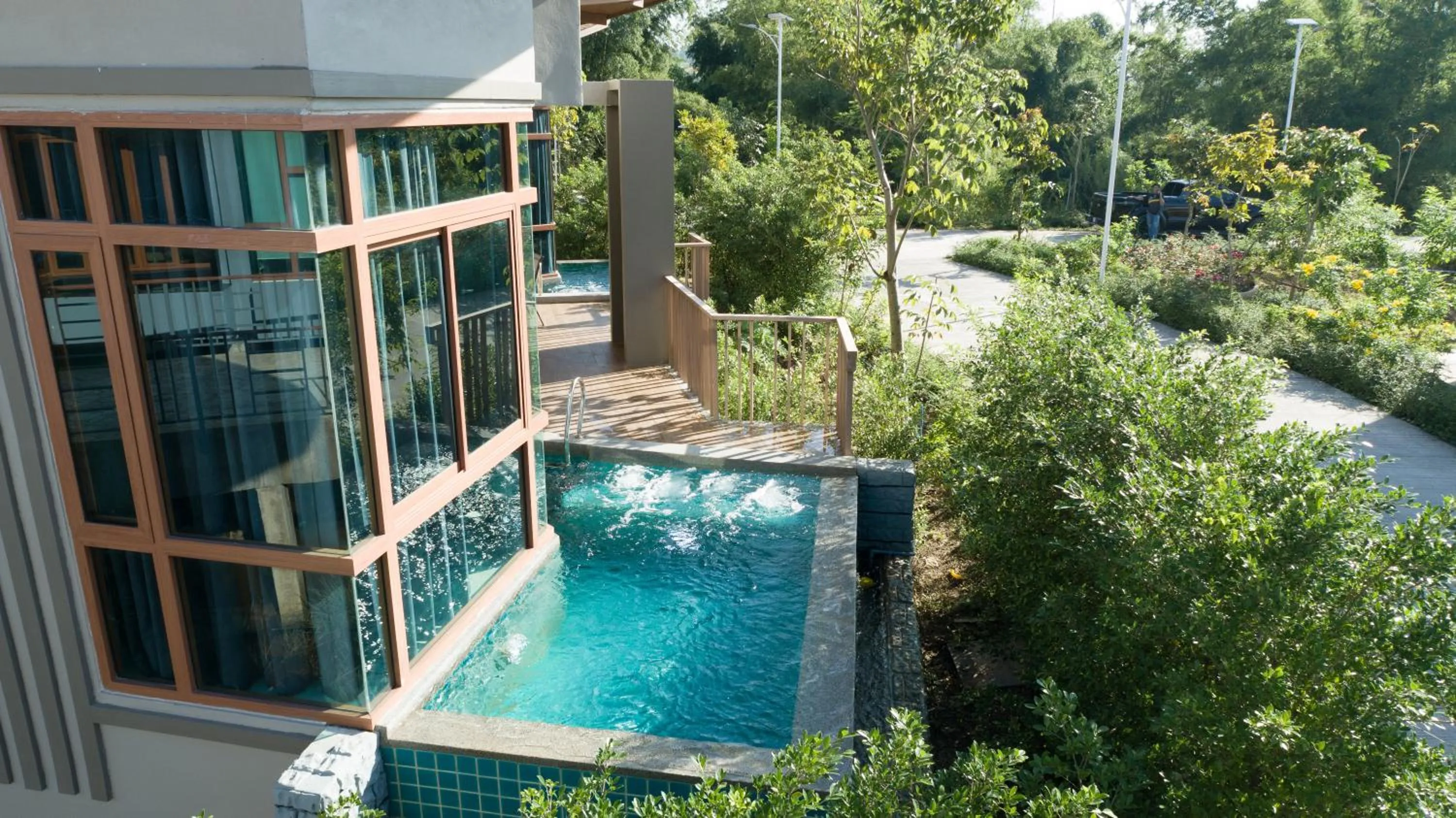 Pool view in Nakaburi Sanctuary Resort&Spa